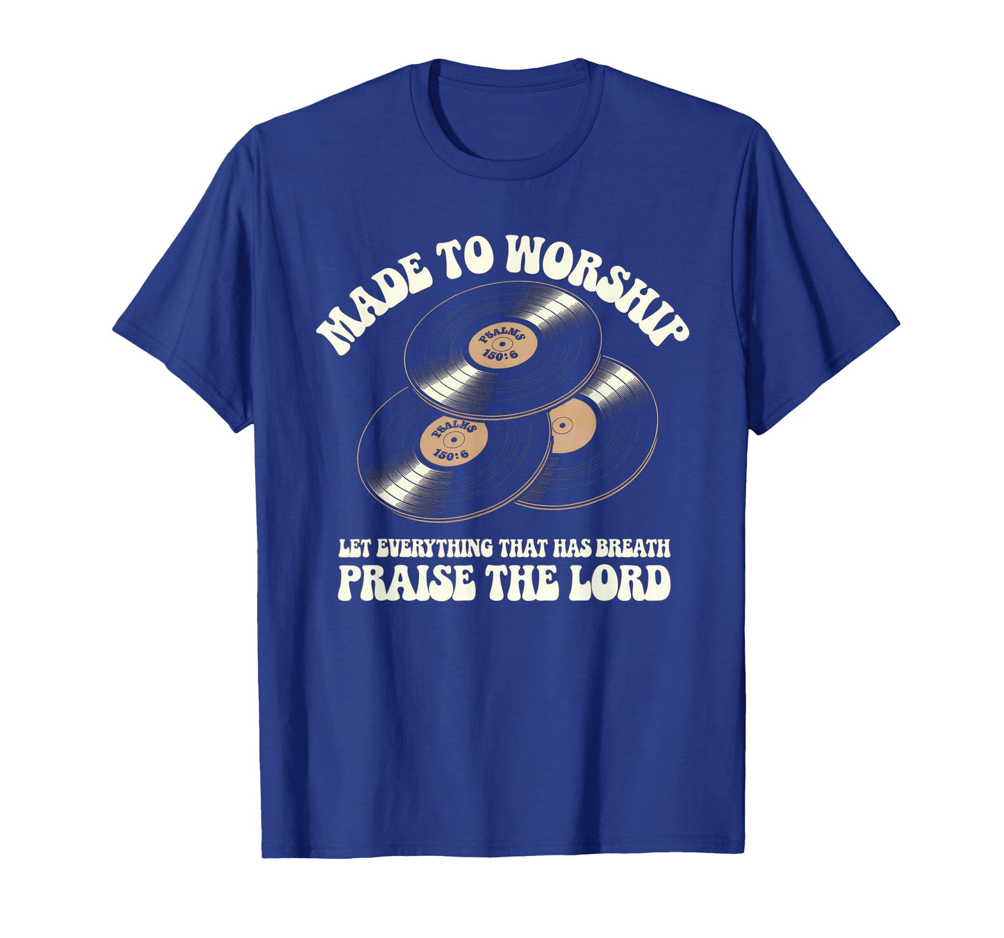 Worship Tshirt Christian Music Retro Cassette Psalms 150:6 T-Shirt