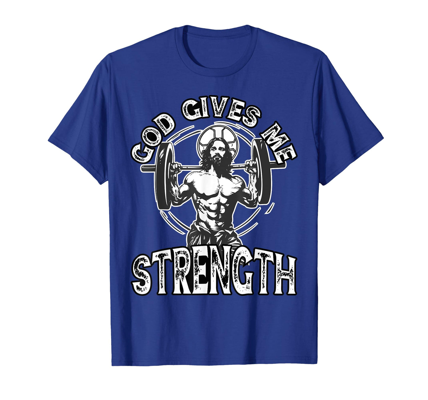 Gym And Jesus Christian Bodybuilder Religious Bodybuilding T-Shirt