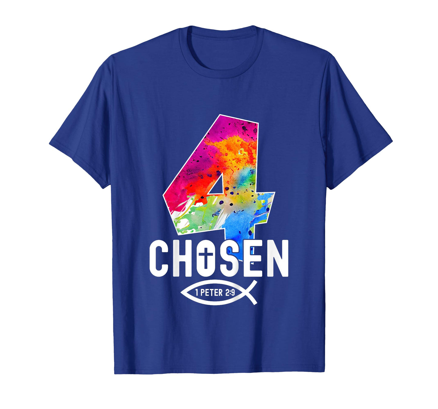 Chosen 4 Religious 4 Years Jesus 4TH Birthday T-Shirt