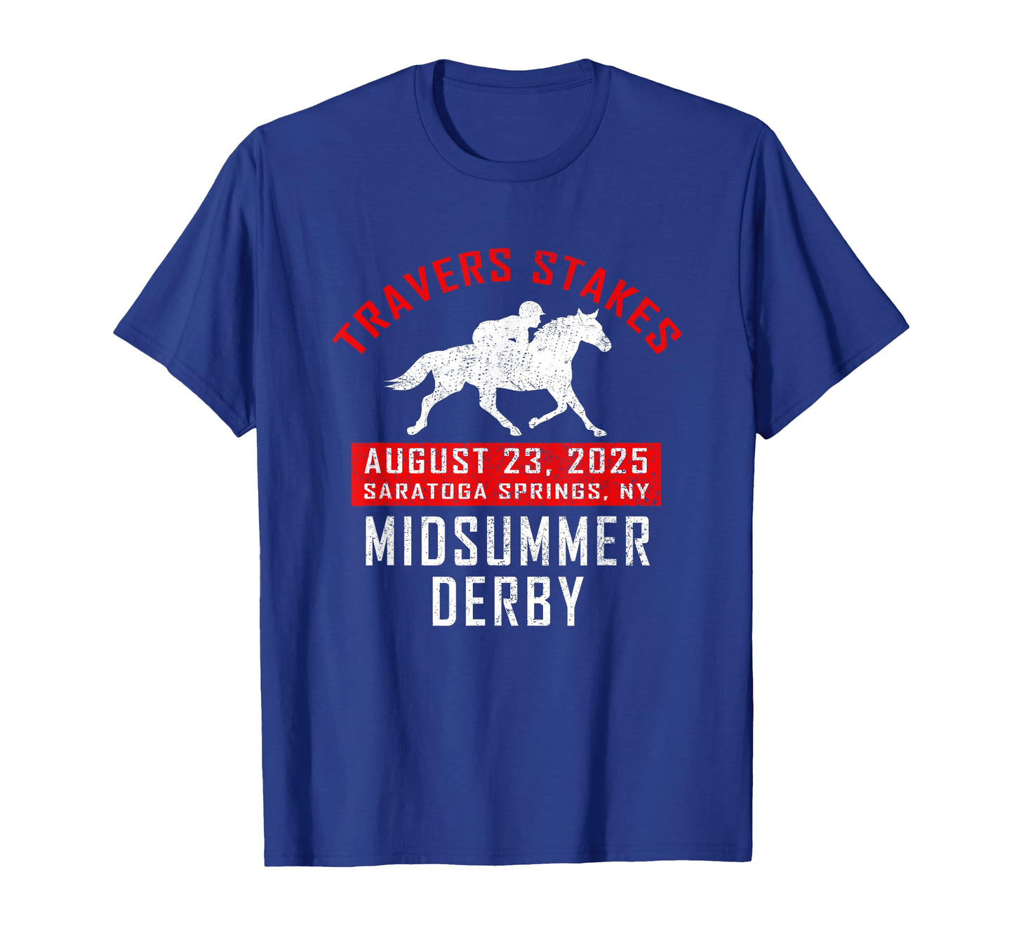 2025 Travers Stakes Saratoga Horse Race Fan Souvenir Vintage T-Shirt