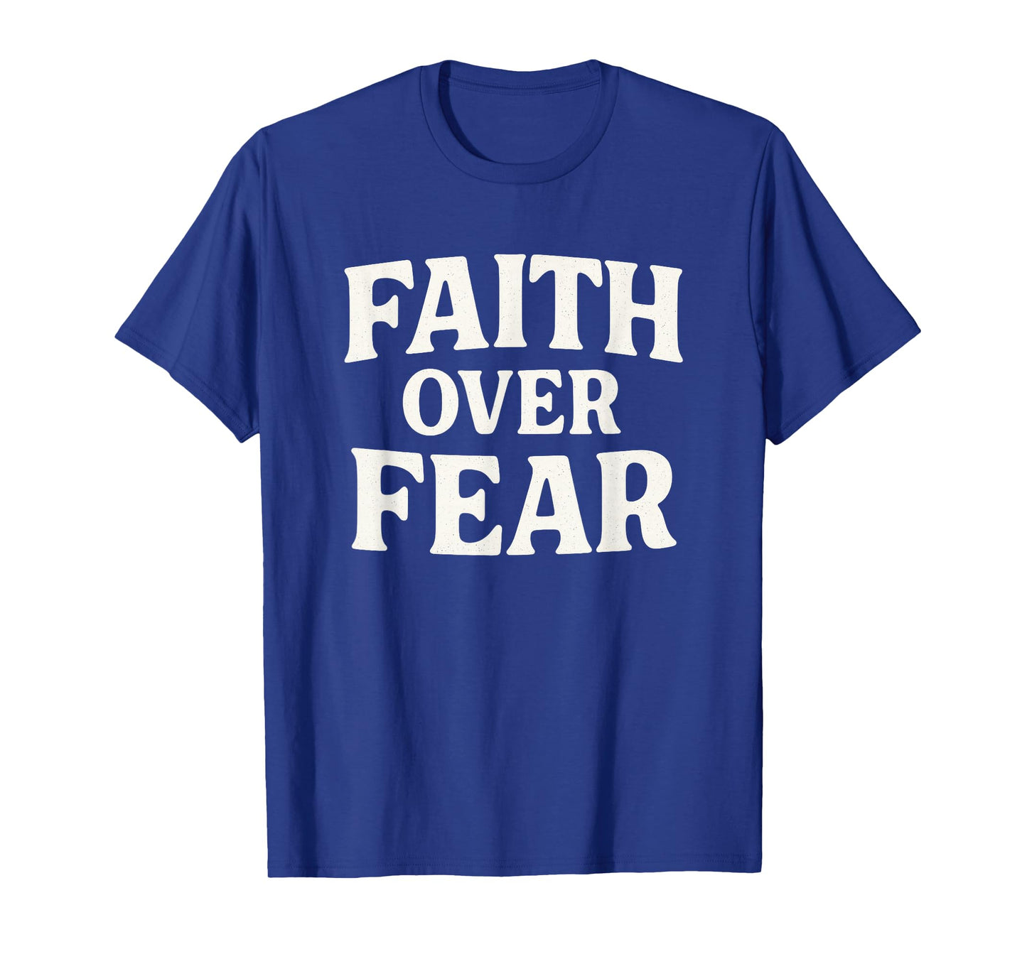 Faith Over Fear Christian Retro Design T-Shirt
