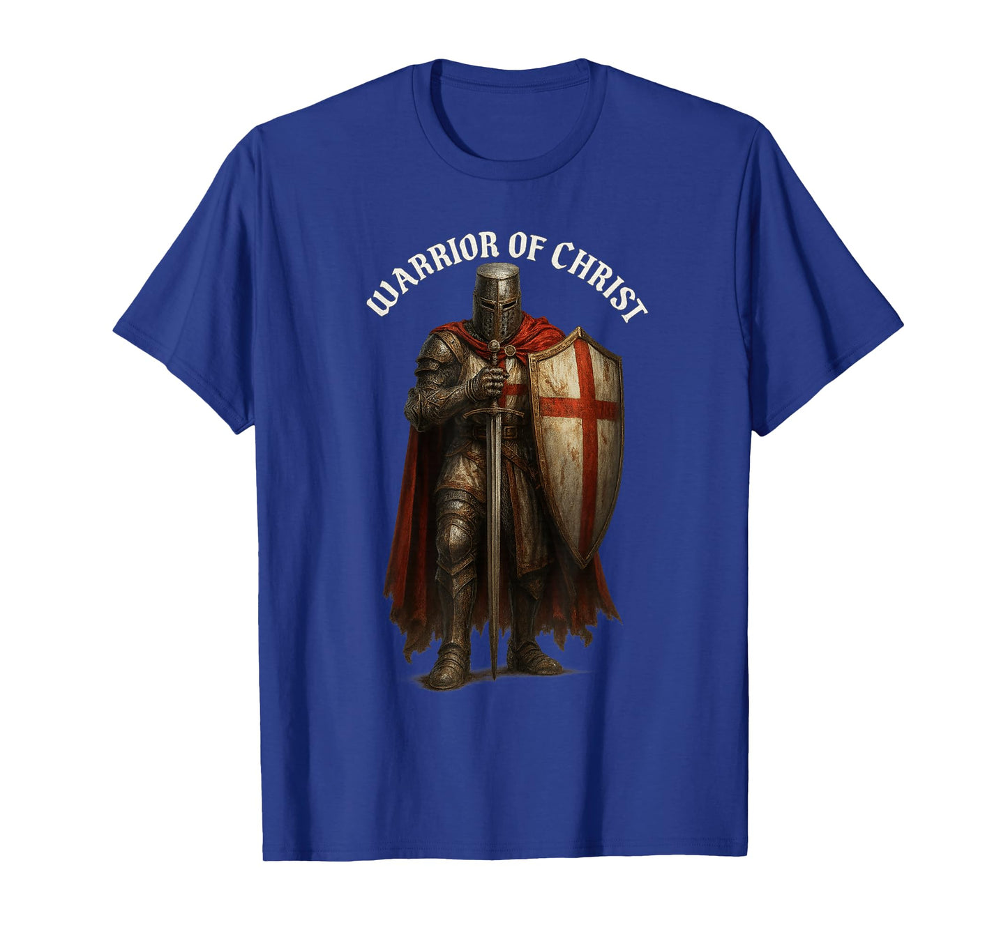 Warrior of Christ - Catholic Templar Knight Crusader T-Shirt