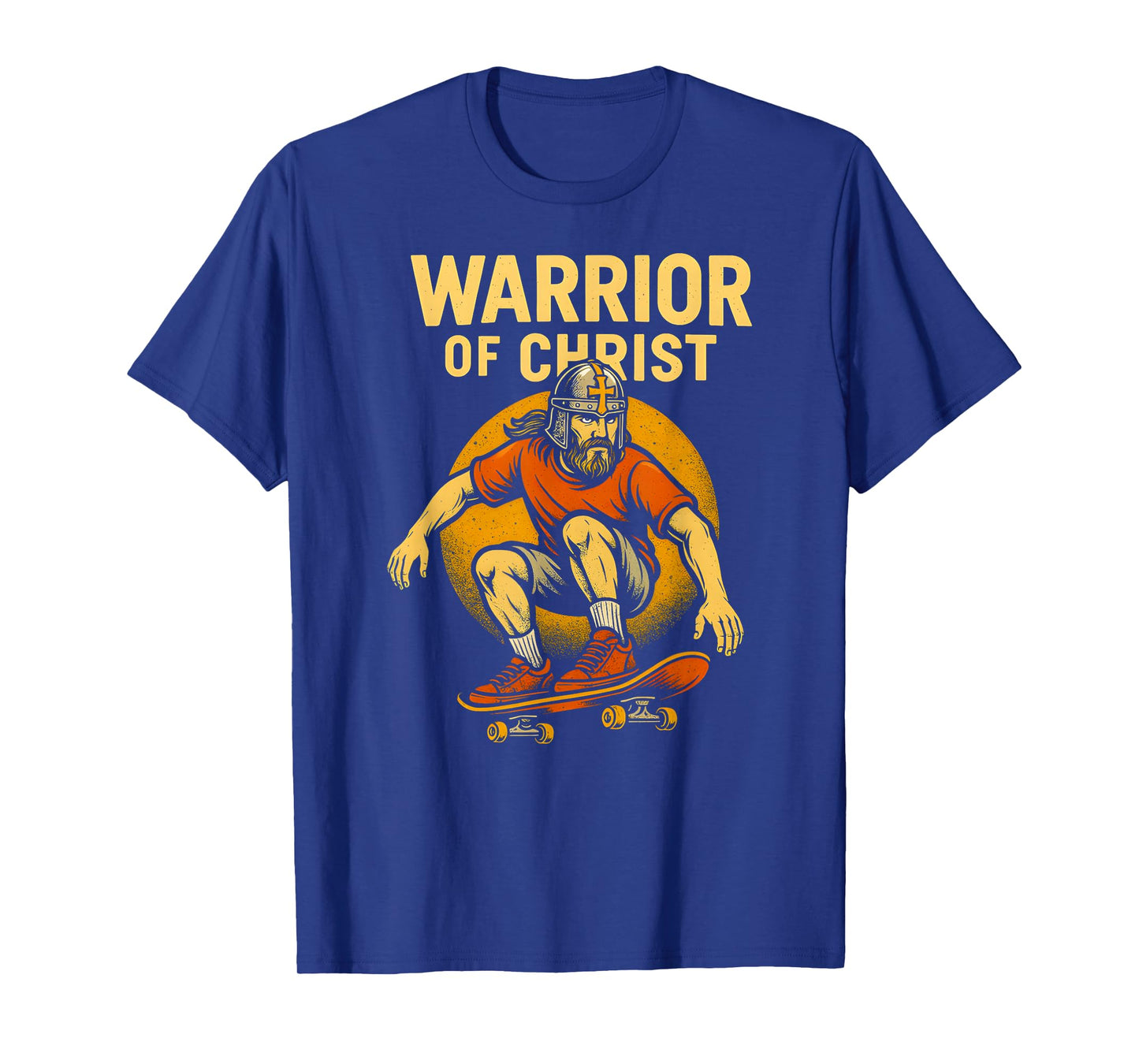 Christian Fitness Warrior of Christ Cool Mens Faith Apparel T-Shirt