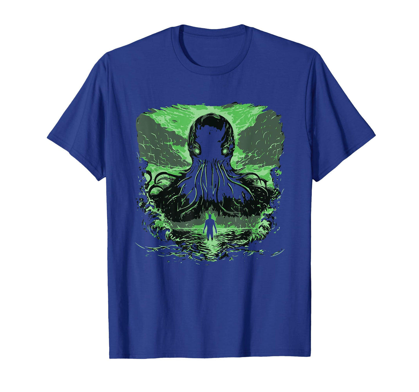 Vintage Cthulhu Cryptid Octopus Lovecraft Horror Anime T-Shirt