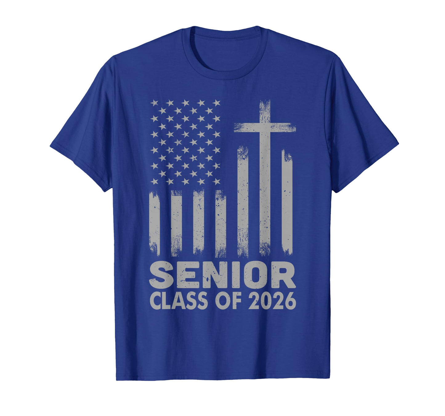 Senior Class of 2026 USA Flag Christian Graduation 2026 T-Shirt