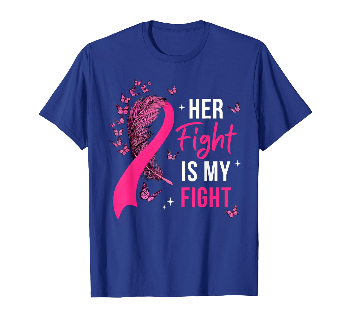 Breast Cancer Awareness Husband Support Squad Boxing Gloves T-Shirt