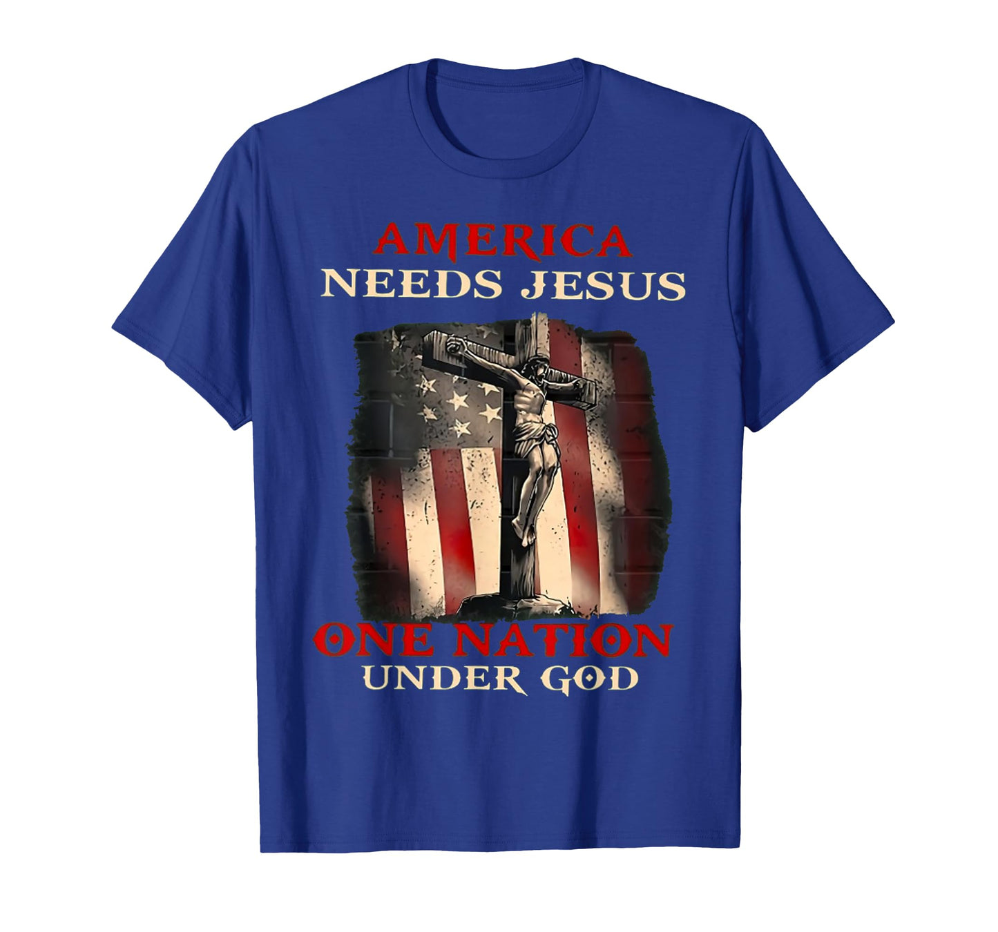 America Needs Jesus One Nation Under God T-Shirt