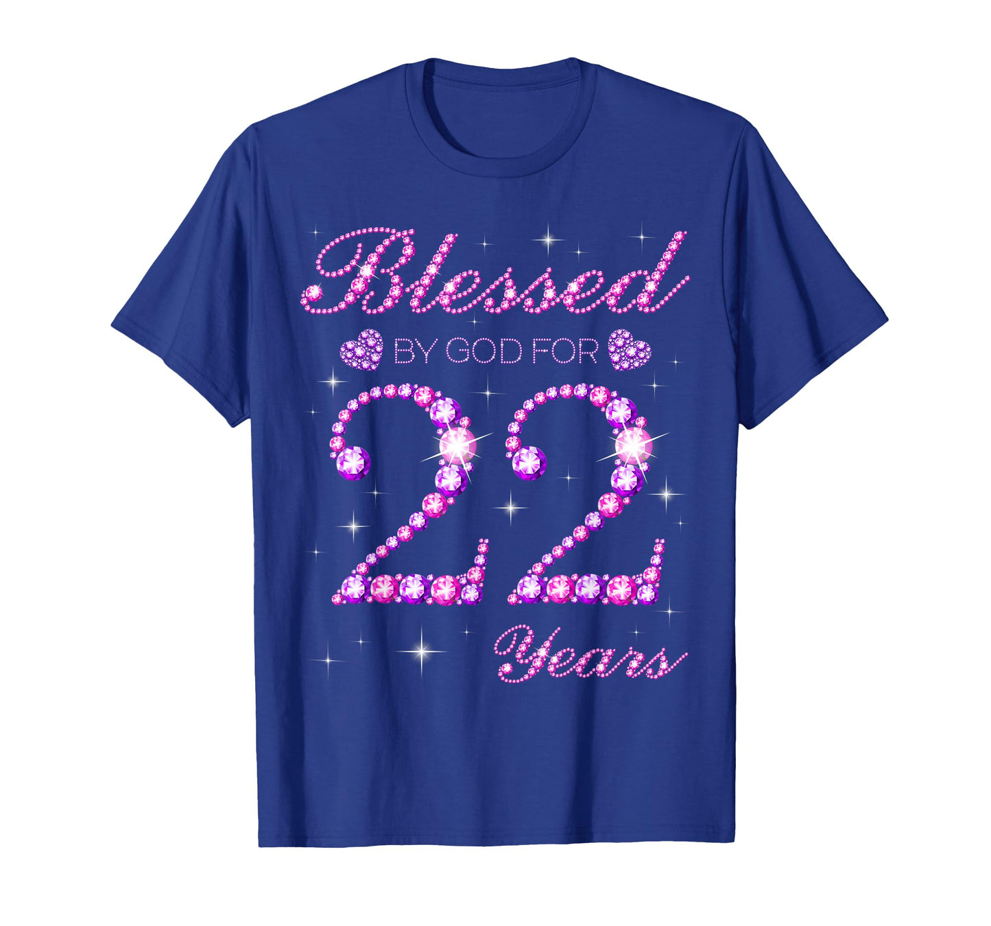 Blessed by God for 22 Years Old 22nd Birthday Party T-Shirt