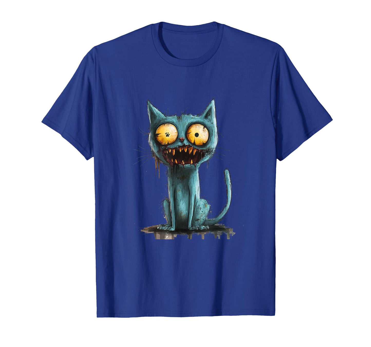 Funny Sarcastic Animal Zombie cat Creature T-Shirt