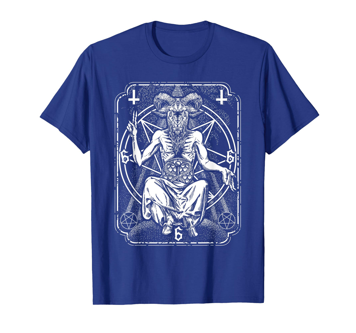 Baphomet Tarot Card Devil Evil Occult T-Shirt