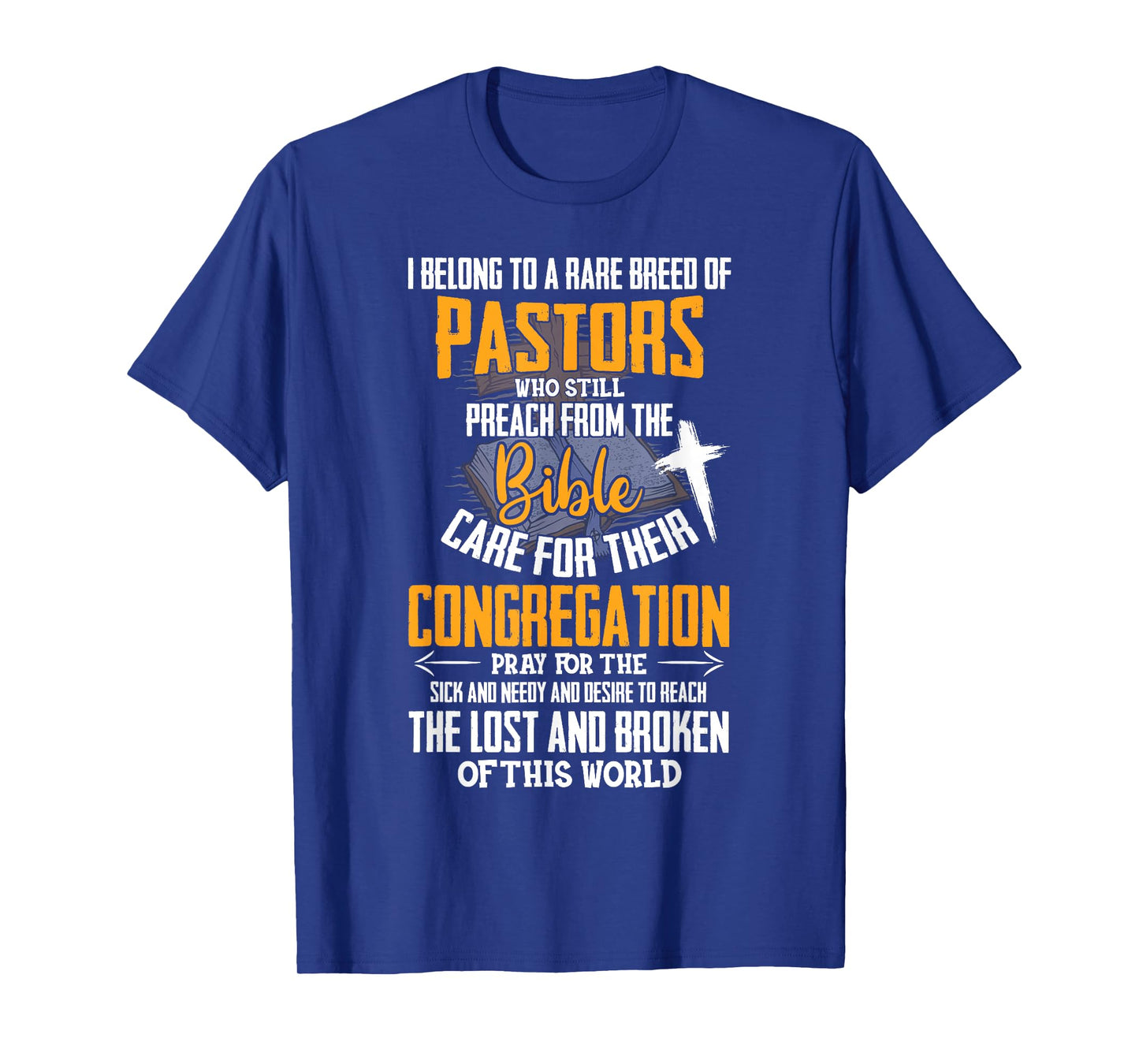 I Belong To A Rare Breed Of Pastors Gift Christian T-Shirt
