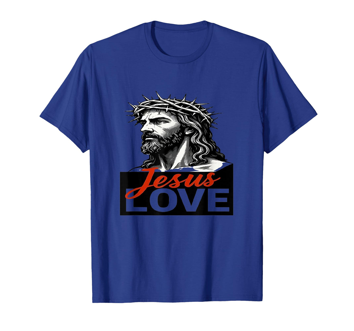 Love Jesus Portrait Style Graphic for Men and Women T-Shirt