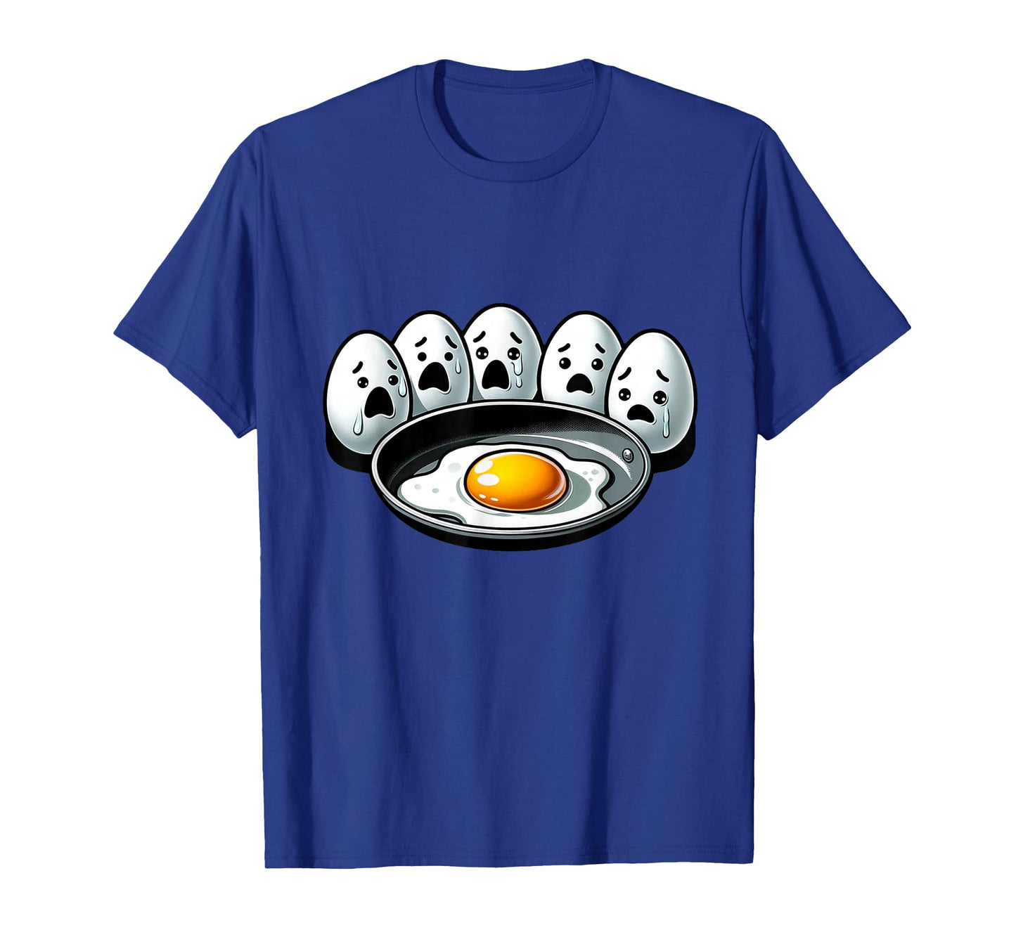 Witty Humor Quote Egg Memes Funny Egg Pun Cool Fried Egg T-Shirt, Small, Black
