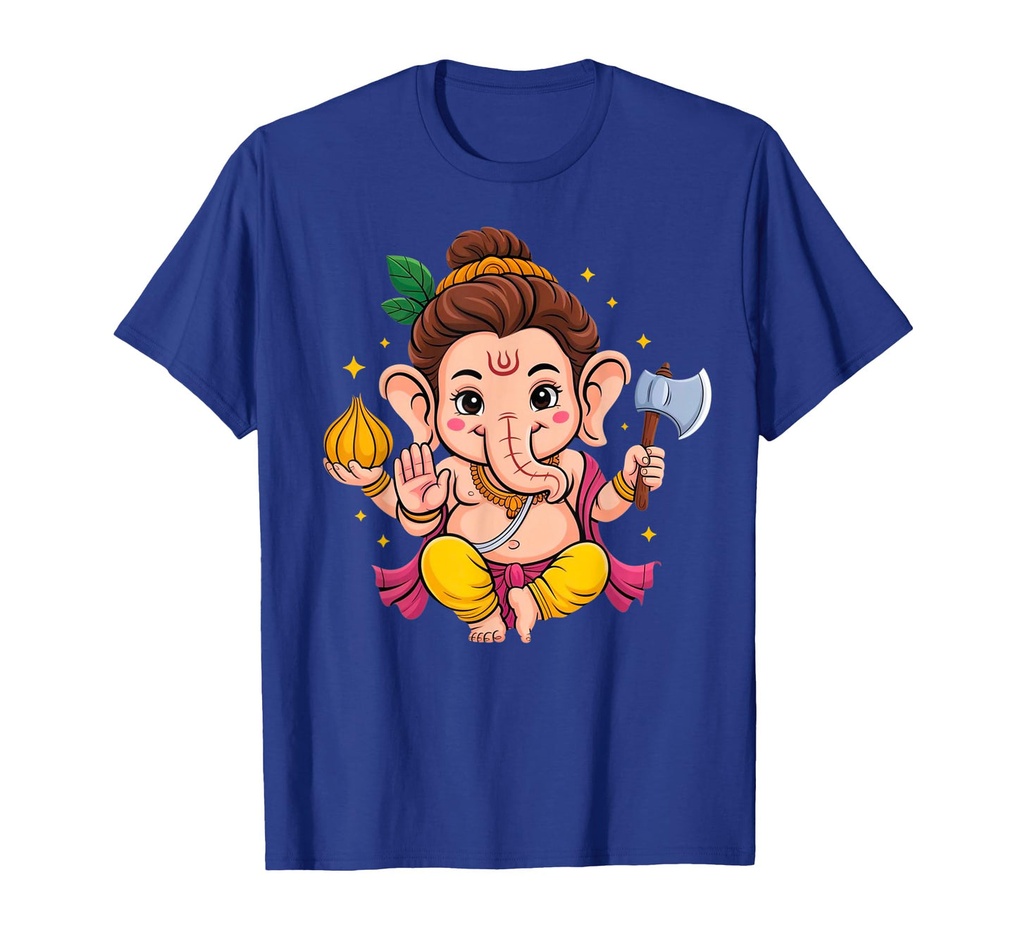 Hindu Ganesha Puja Elephant God India Meditation Yoga Murti T-Shirt
