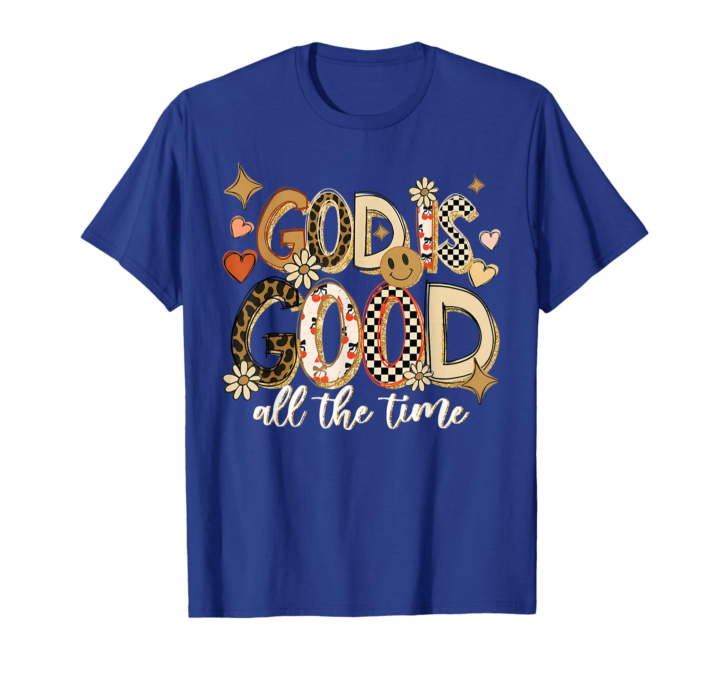 God is Good All The Time Jesus Christian Thanksgiving Autumn T-Shirt