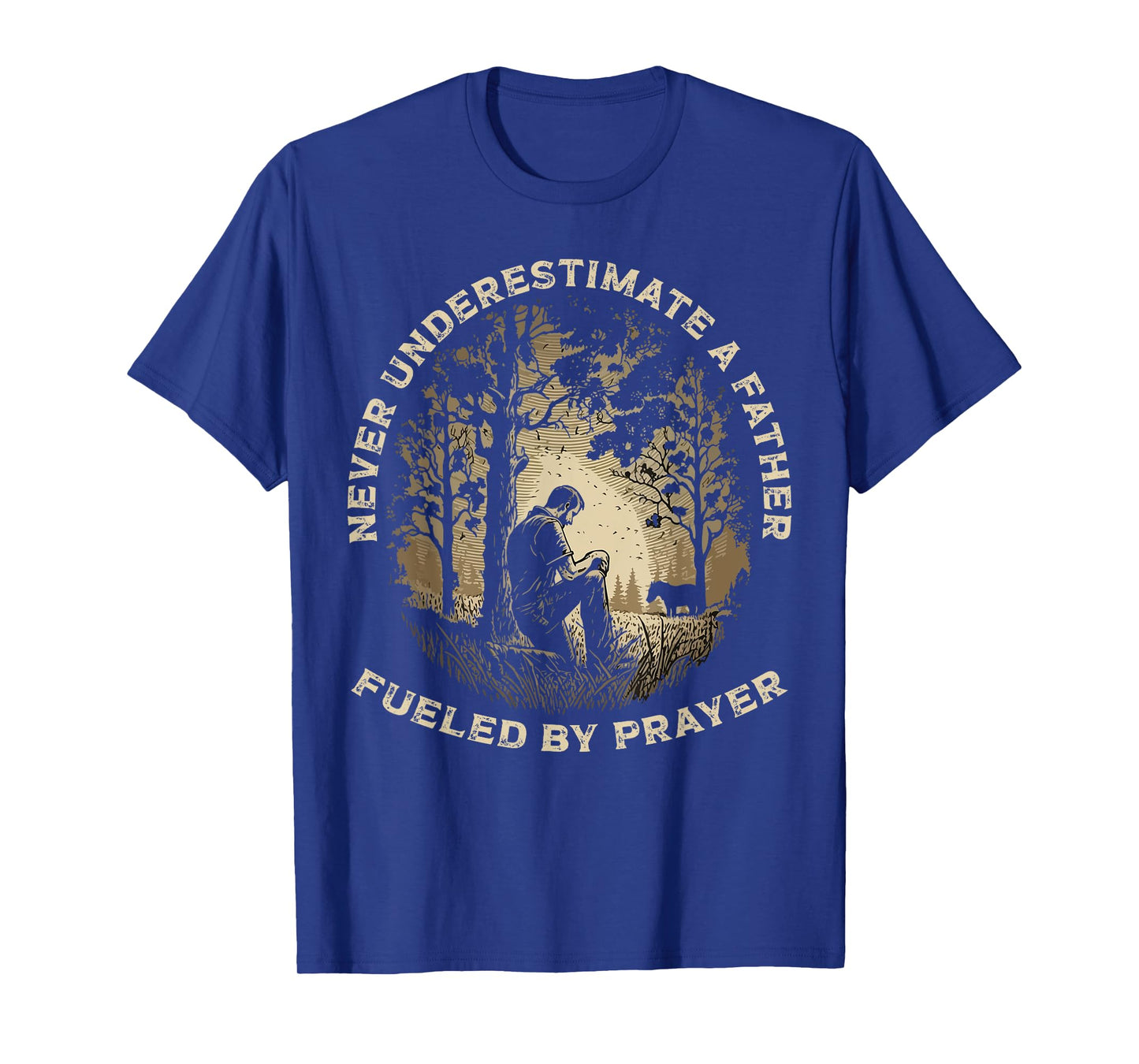 Best Dad Ever Religious Prayer Warrior Christian Fathers Day T-Shirt