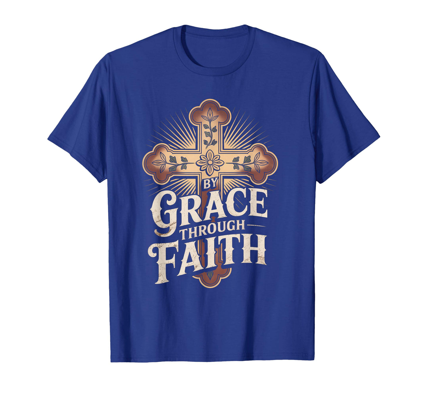 Ephesians 2:8-9 Saved by Grace Through Faith Tee T-Shirt