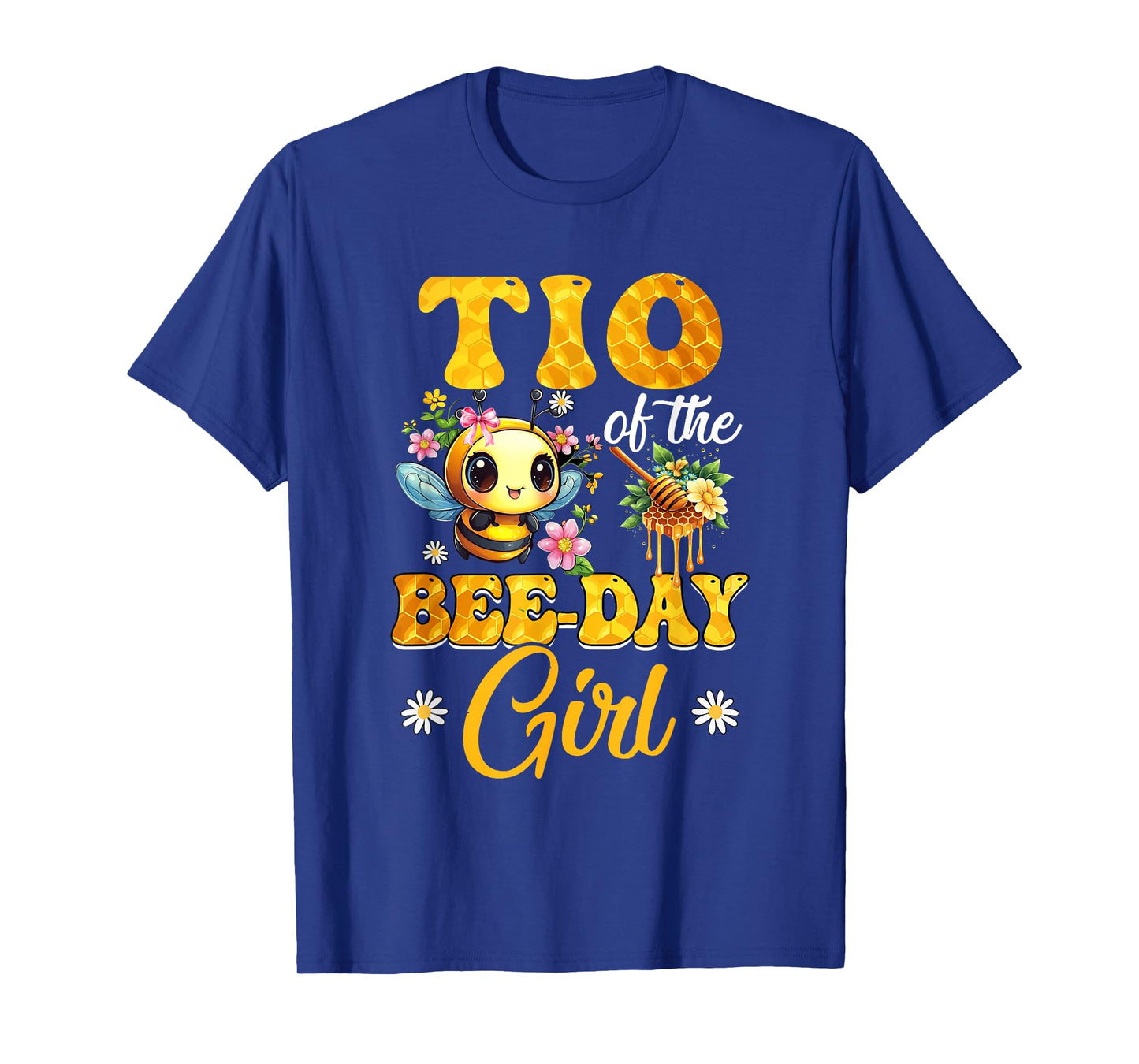 Tio Of The Birthday Girl Bee Family Birthday Party T-Shirt