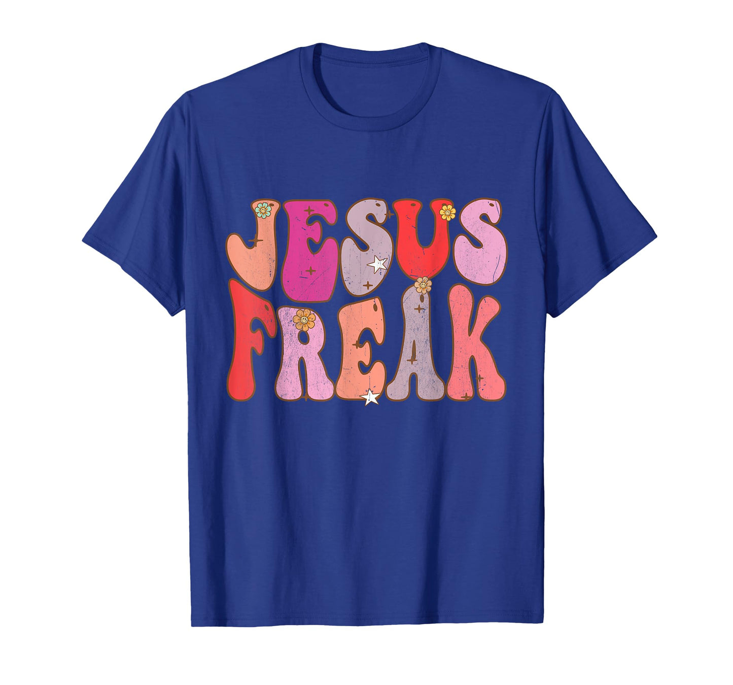 Groovy Retro Vintage Jesus Freak Funny Love Christian T-Shirt