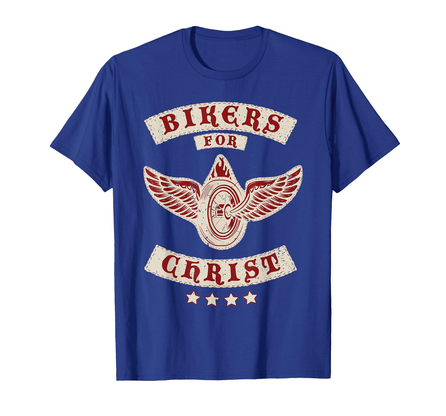Bikers for Christ Christian Motorcycle Patch Faith T-Shirt