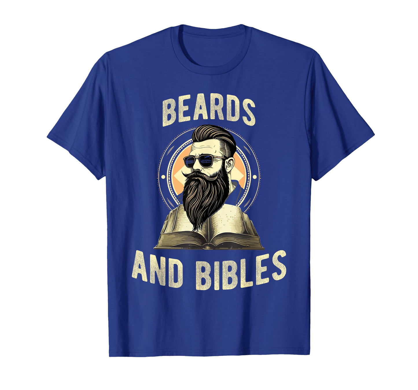 Beards and Bibles Christian Man T-Shirt