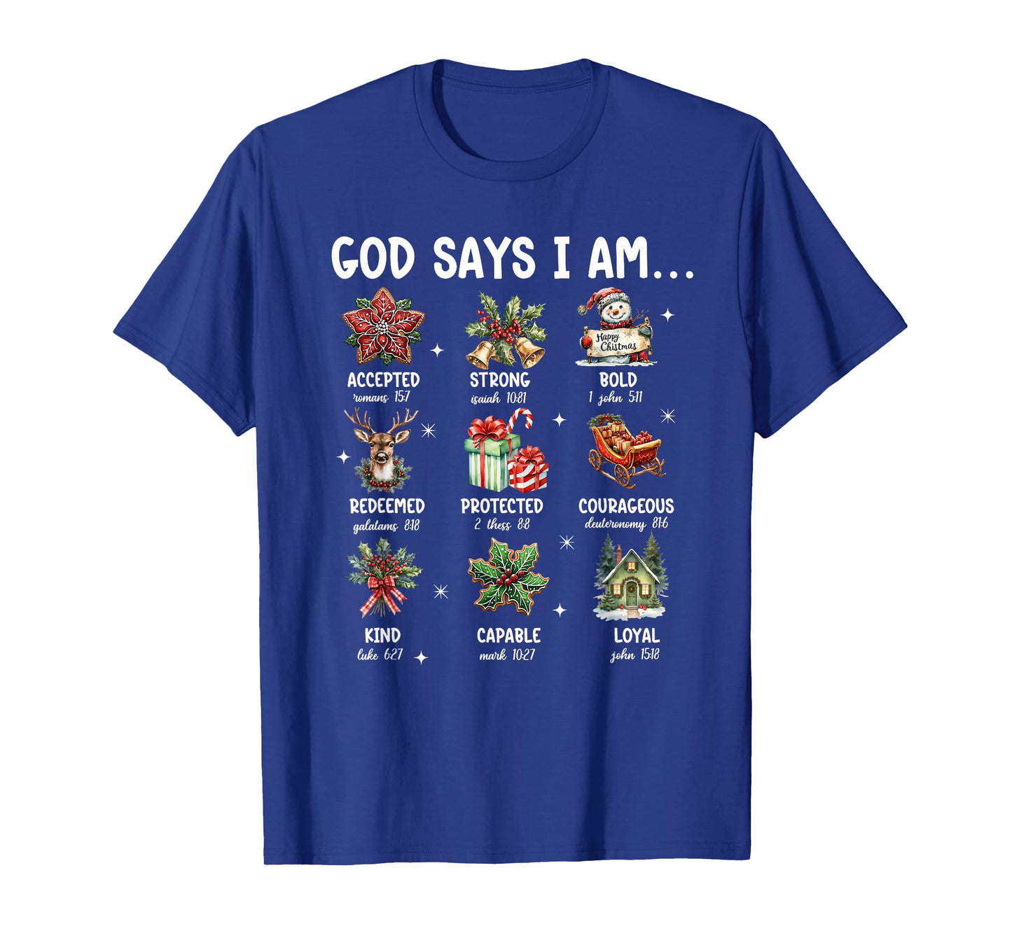 God Says I Am Cute Ghost Floral Groovy Halloween Christian T-Shirt