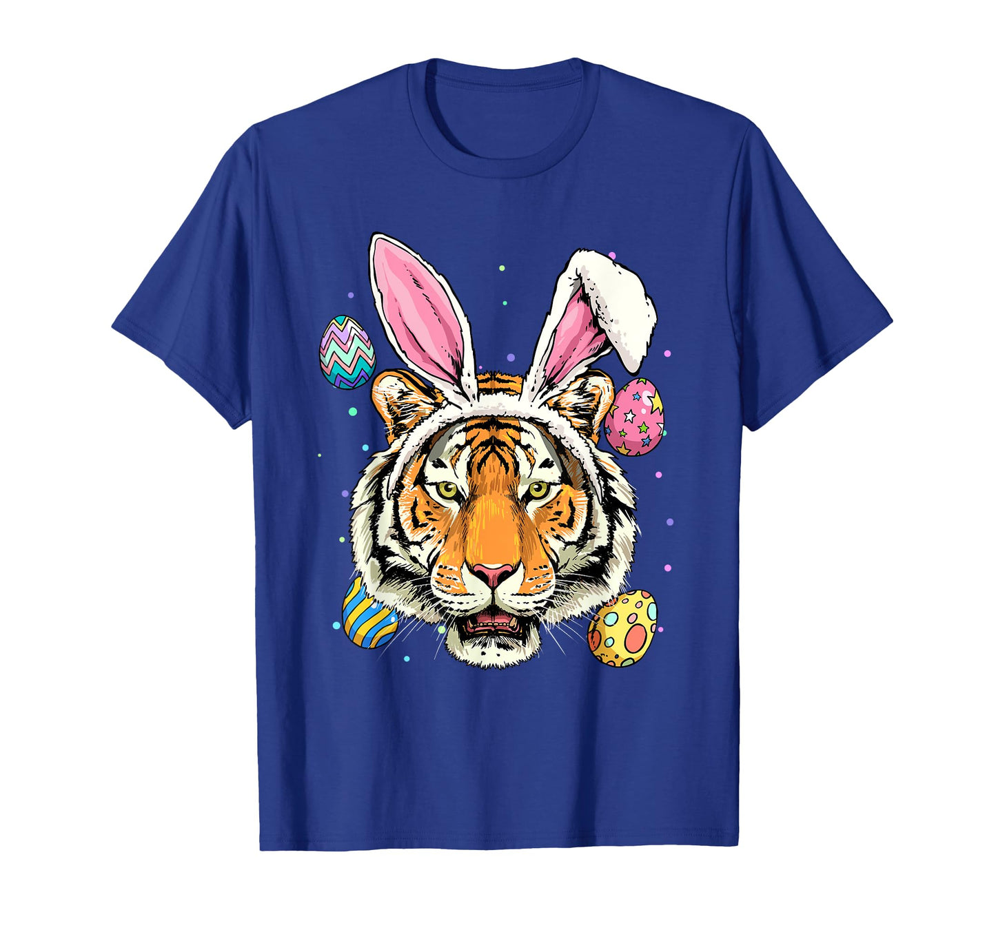 Easter Bunny Tiger Shirt Easter Egg Animal Face Tiger Lover T-Shirt