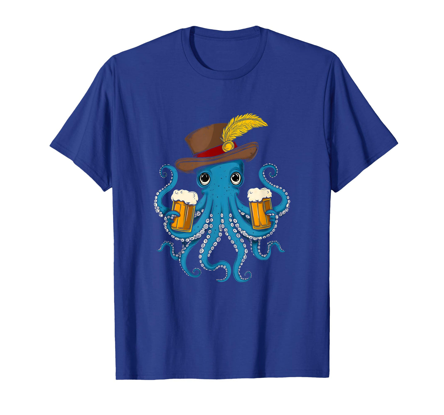 German Octopus Oktoberfest Funny Bavarian Festival Men Women T-Shirt