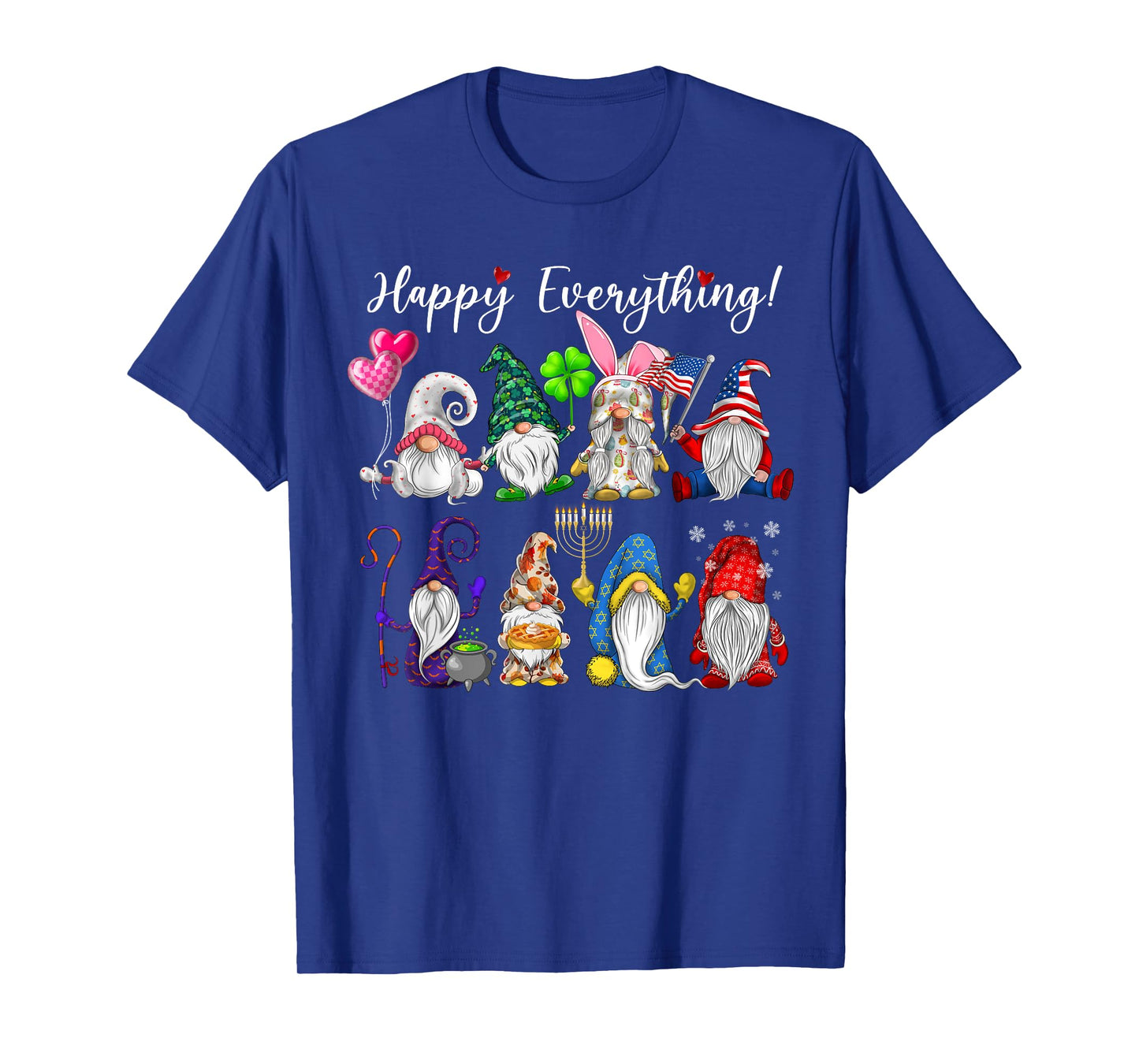 Happy Everything Gnomes Every Seasons All Year T-Shirt
