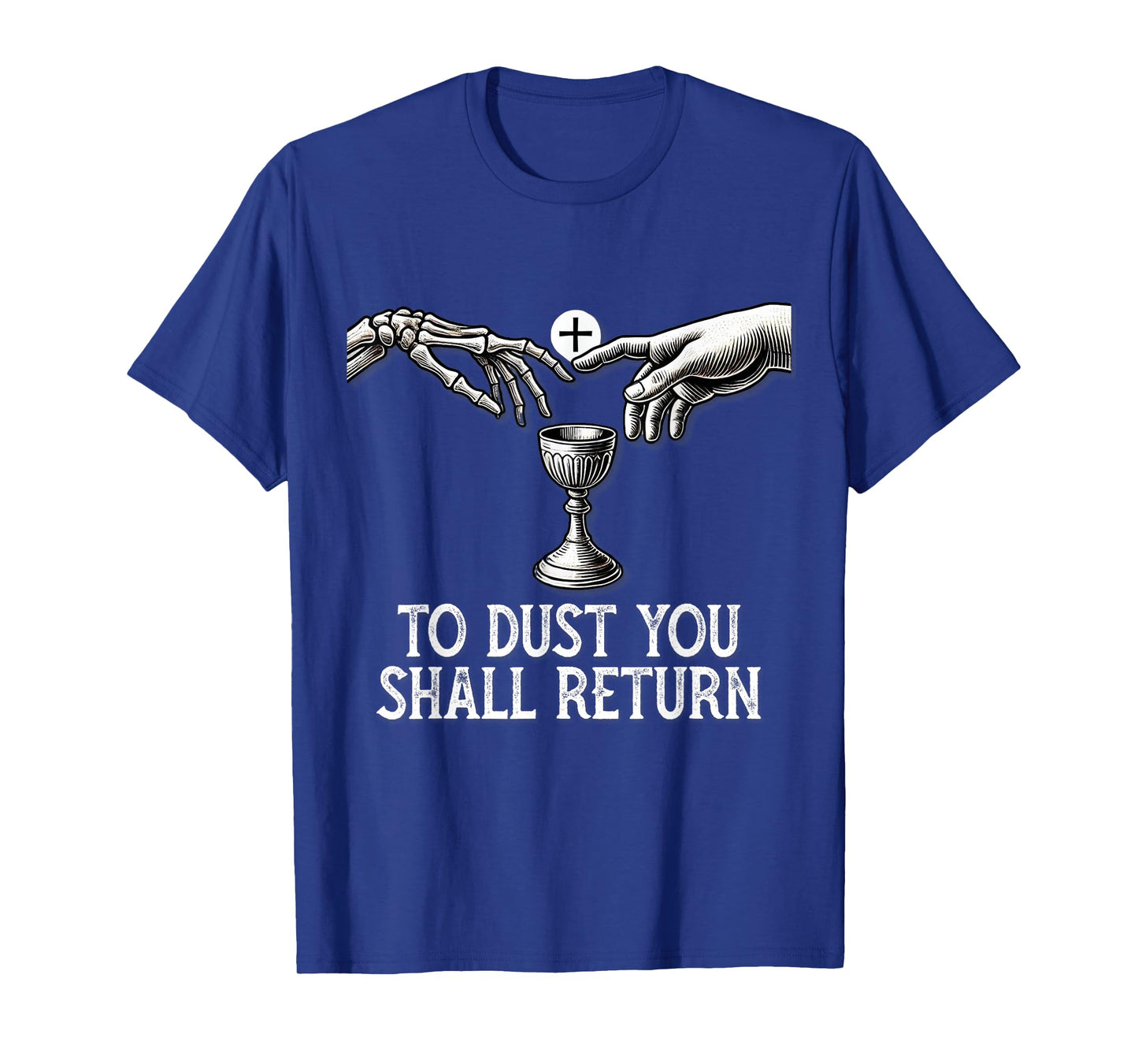 Memento Mori Catholic Eucharist Traditional Latin Mass Skull T-Shirt