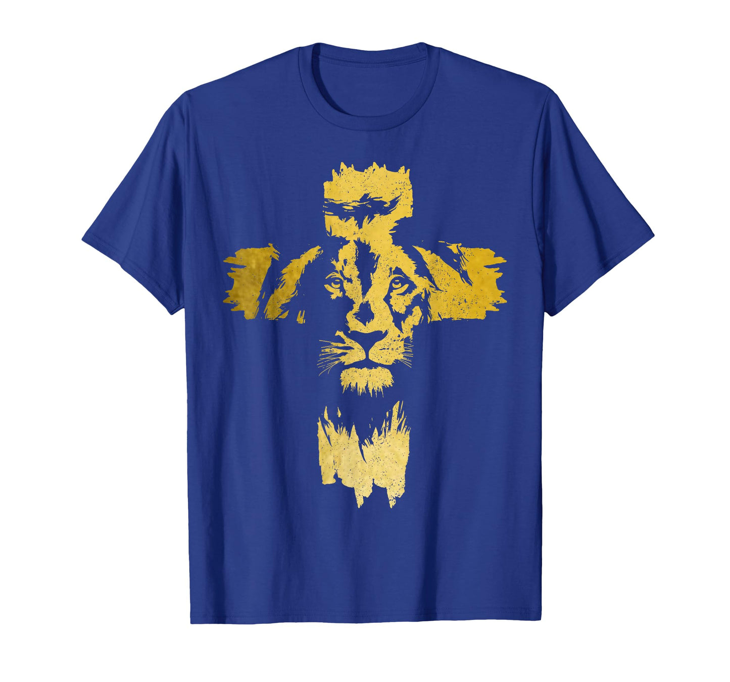 Christian Lion Cross Bible Jesus Religious T-Shirt