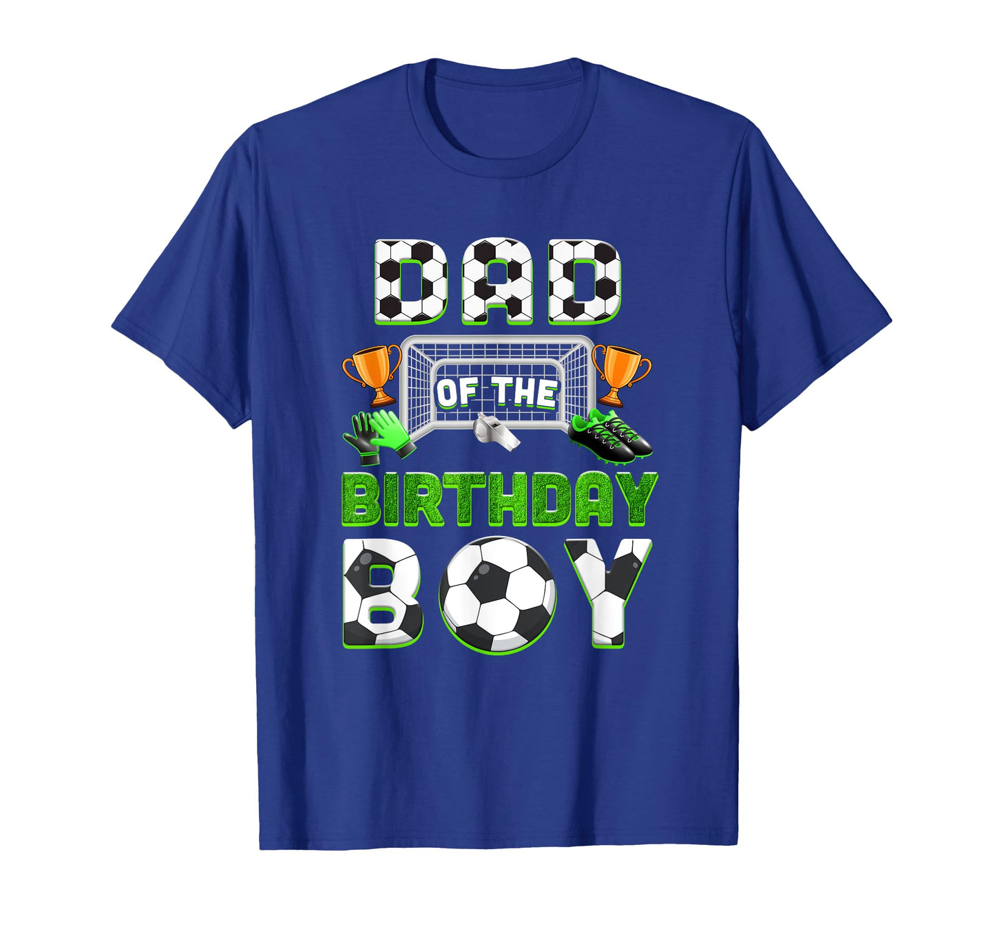 Dad Of The Birthday Boy Soccer Family Matching Party T-Shirt