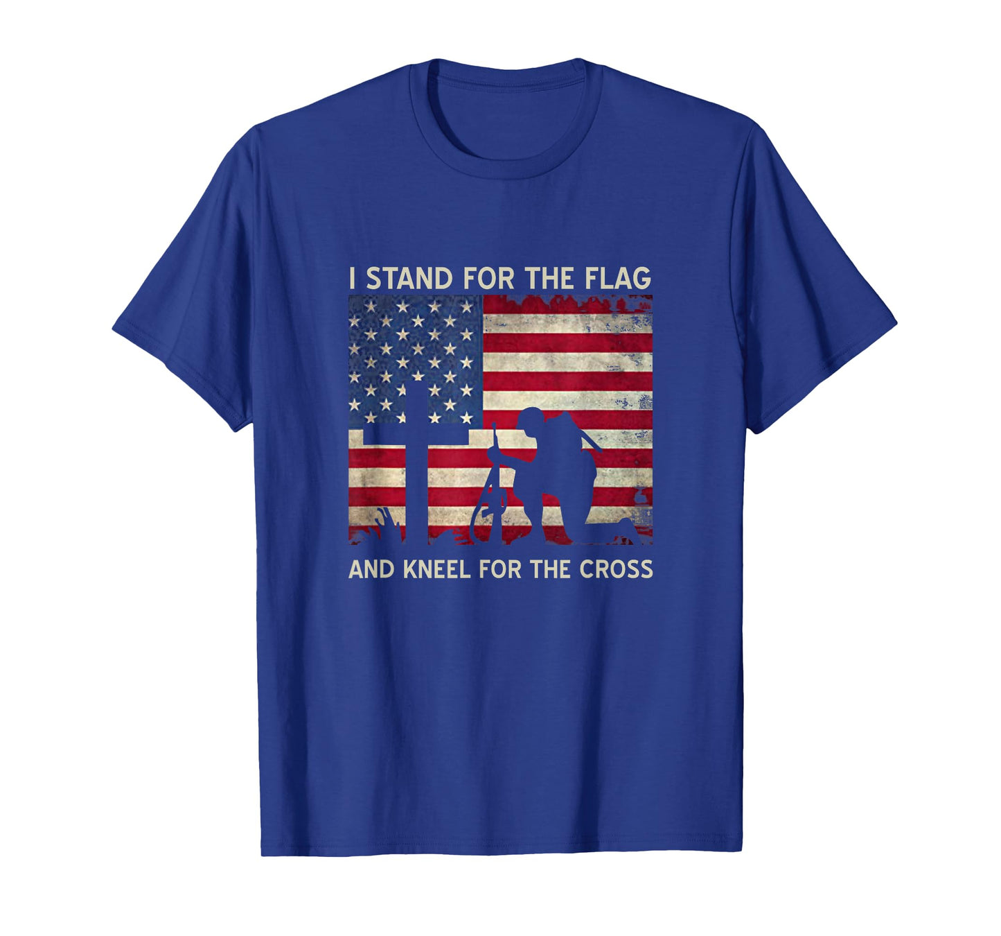 I Stand For The Flag And Kneel For The Cross Gift T-Shirt