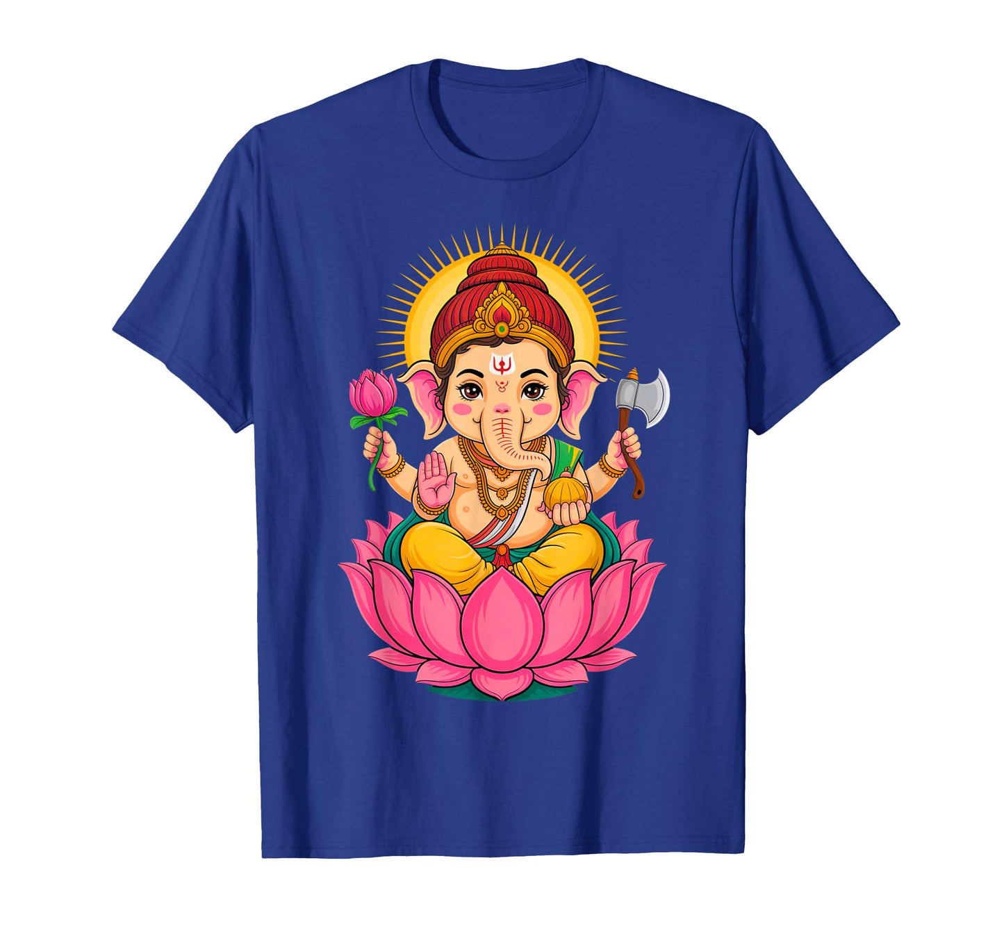Hindou Ganesh Puja Elephant God India Méditation Yoga Murti T-Shirt