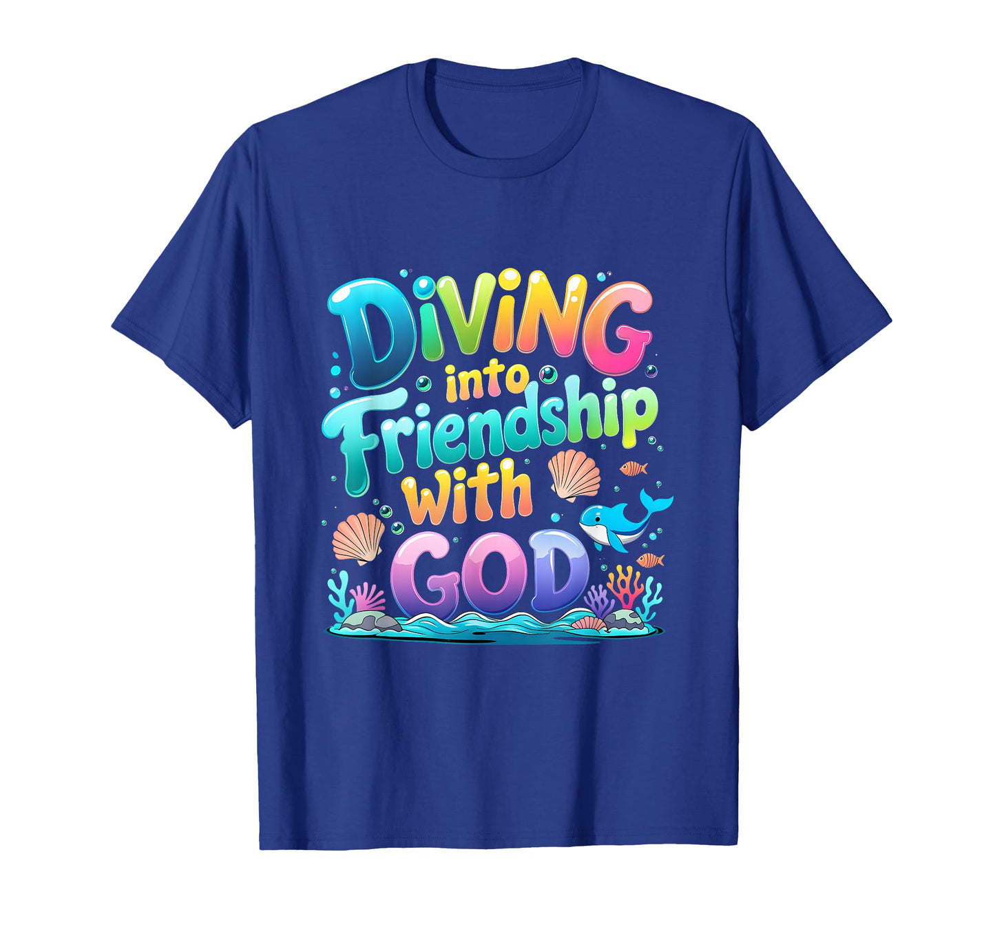 Christian Scuba VBS 2025 Diving Into Friendship With God T-Shirt
