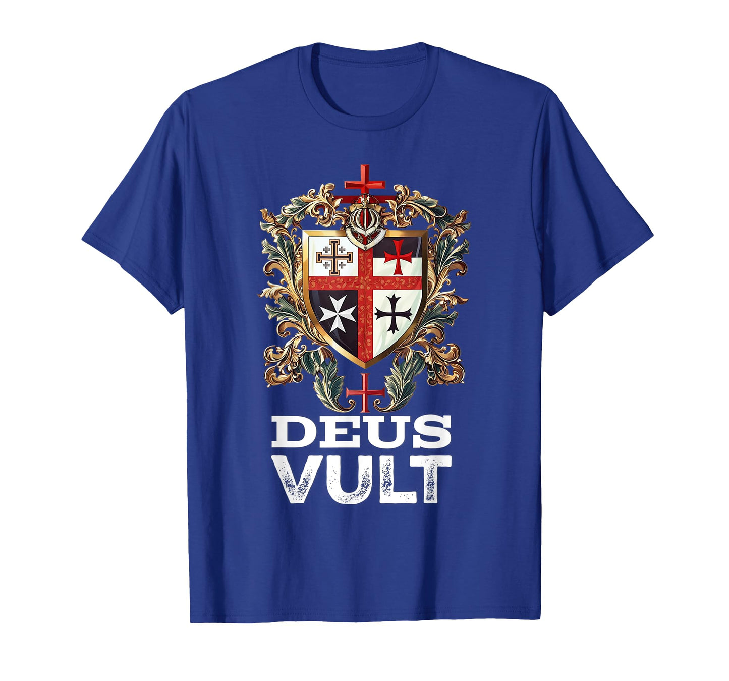 Catholic Knight Templar Crusader Cross Latin T-Shirt