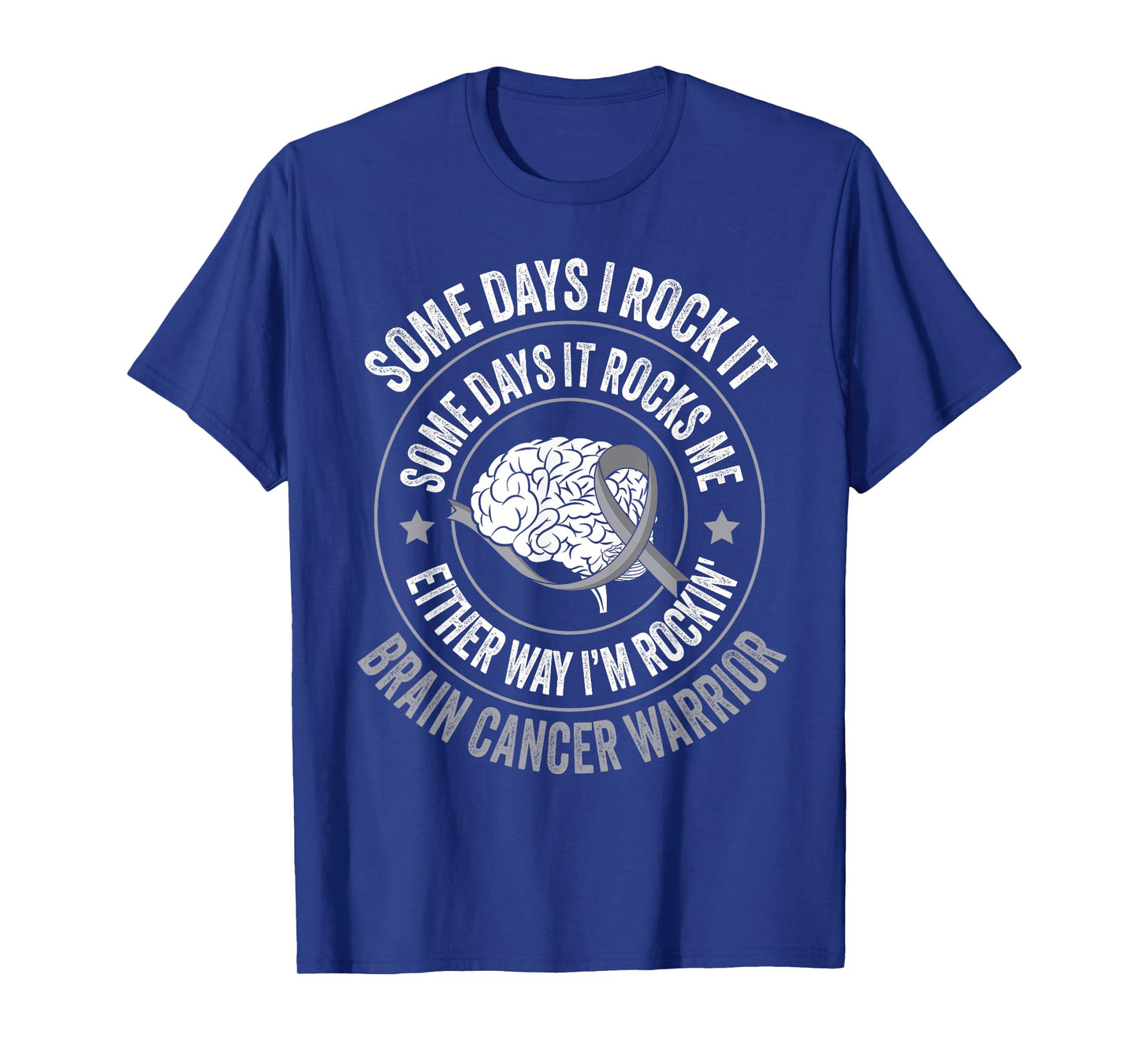 Brain Tumor Warrior Funny Brain Cancer T-Shirt