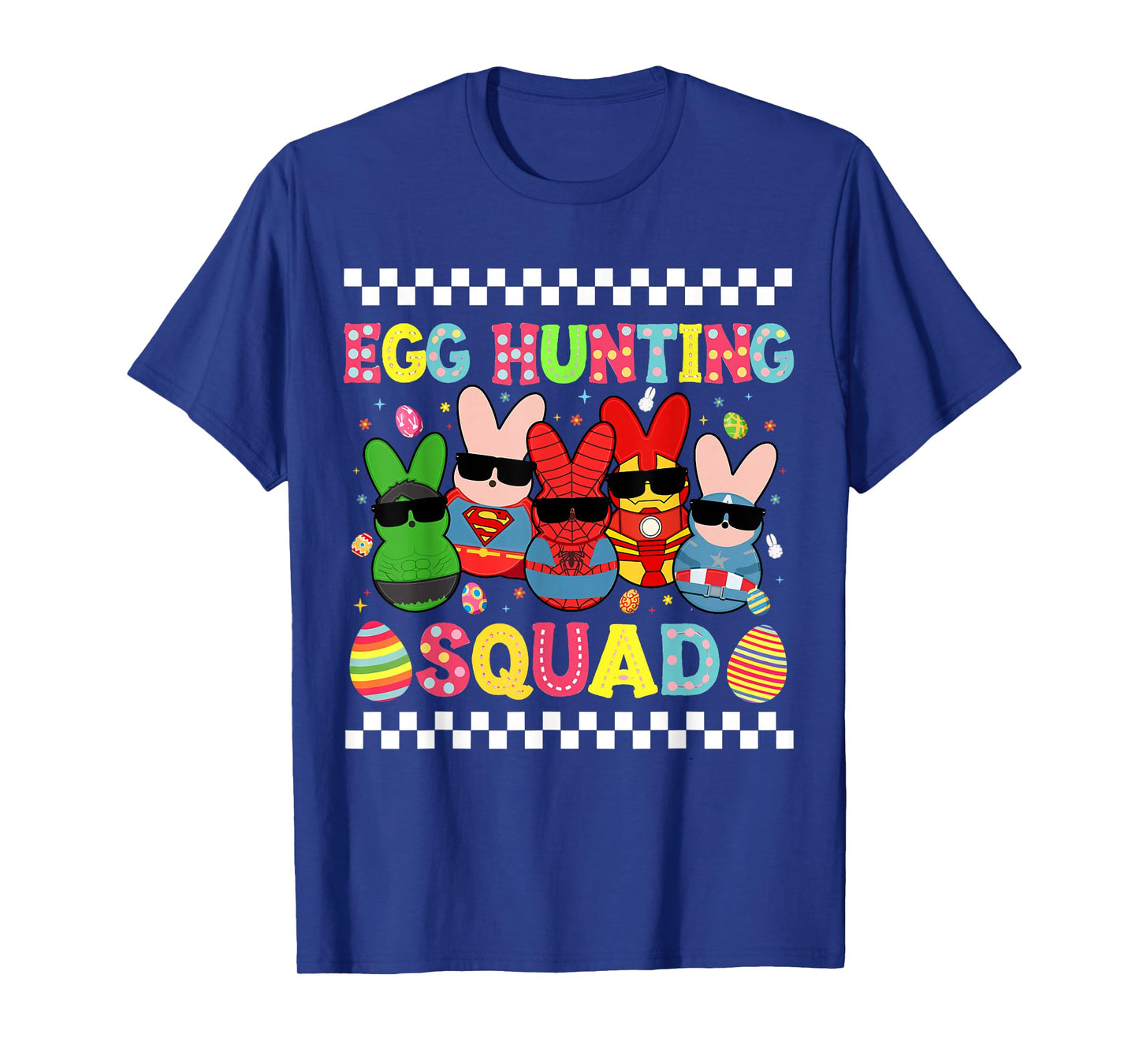Happy Easter Bunny Egg Hunting Squad Crew Family Boy Girl T-Shirt