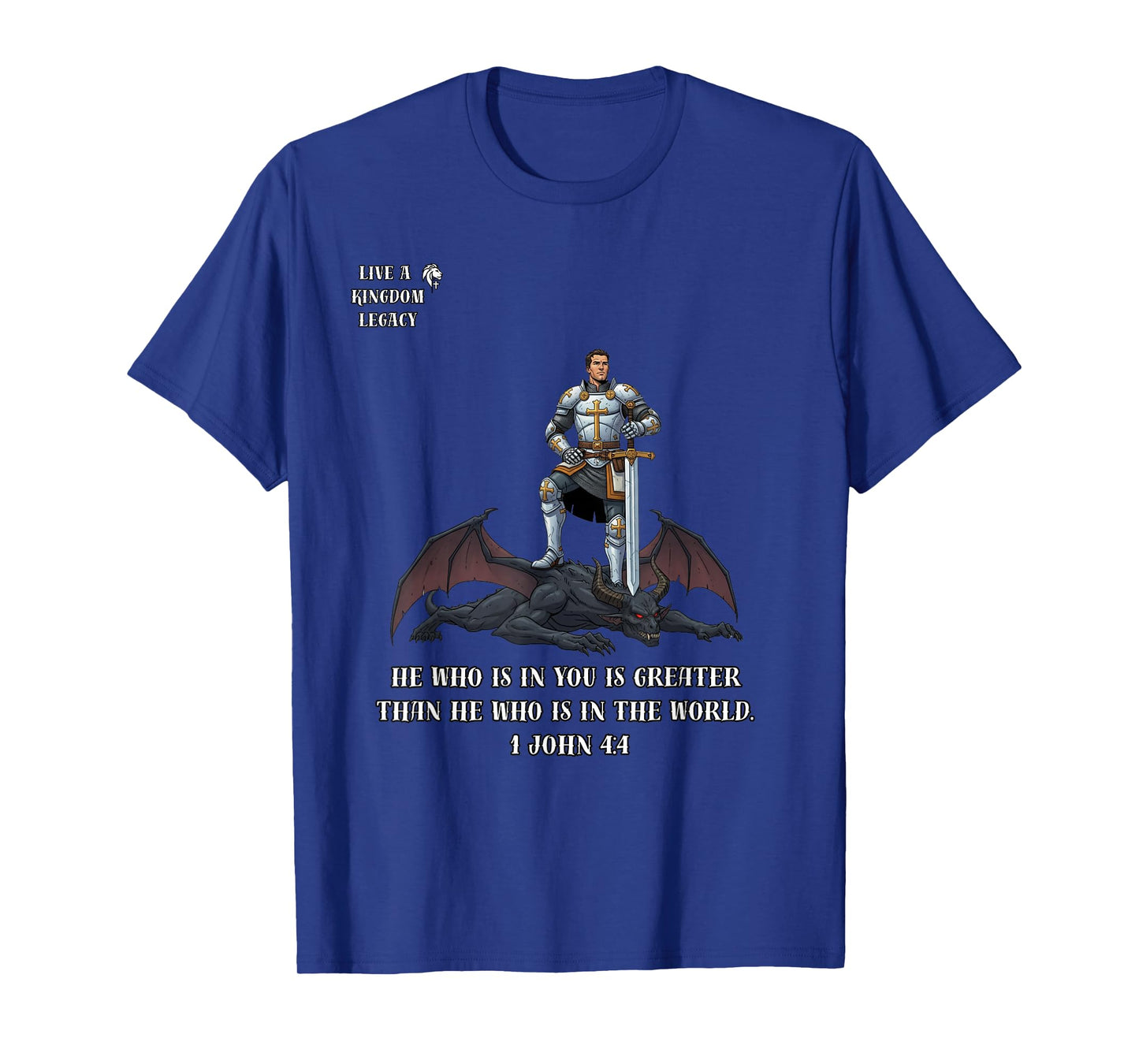 Greater is He in US - 1 John 4:4 T-Shirt