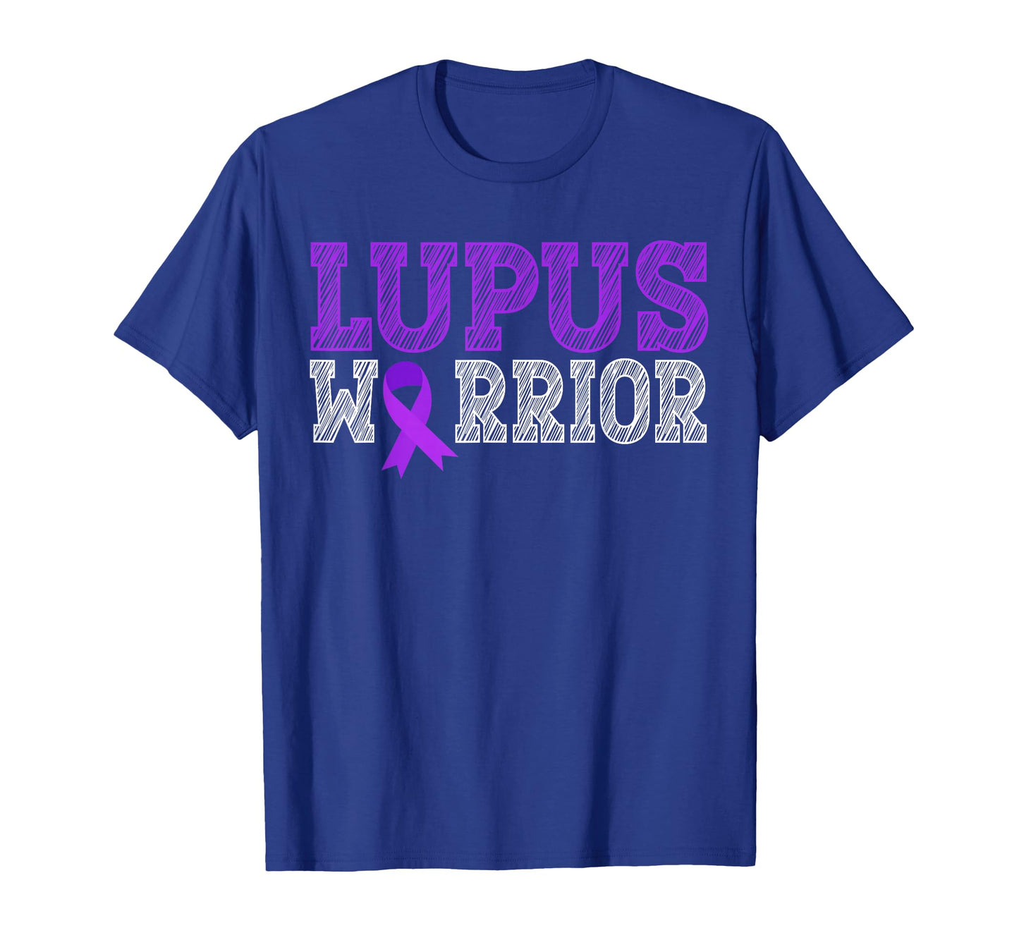 Lupus Warrior Purple Ribbon Lupus Awareness Month for Women T-Shirt
