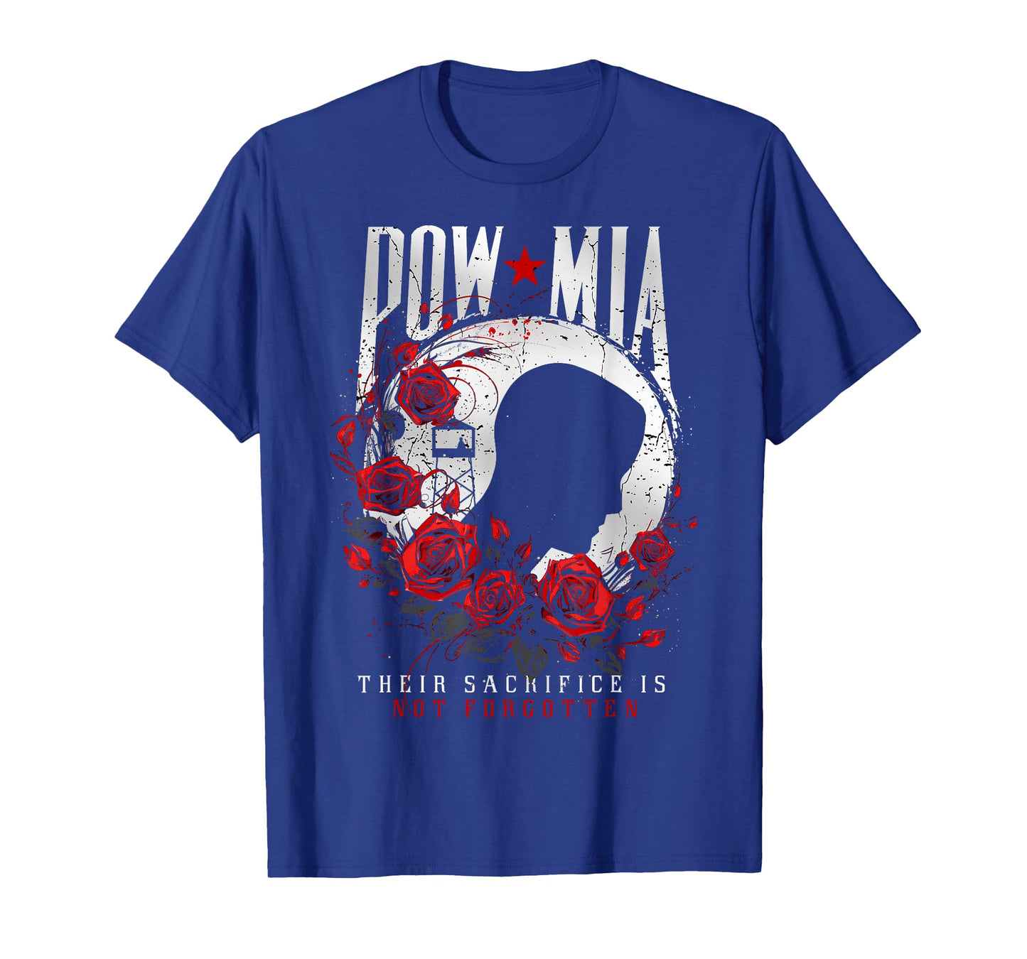 POW/MIA Red Rose T-Shirt