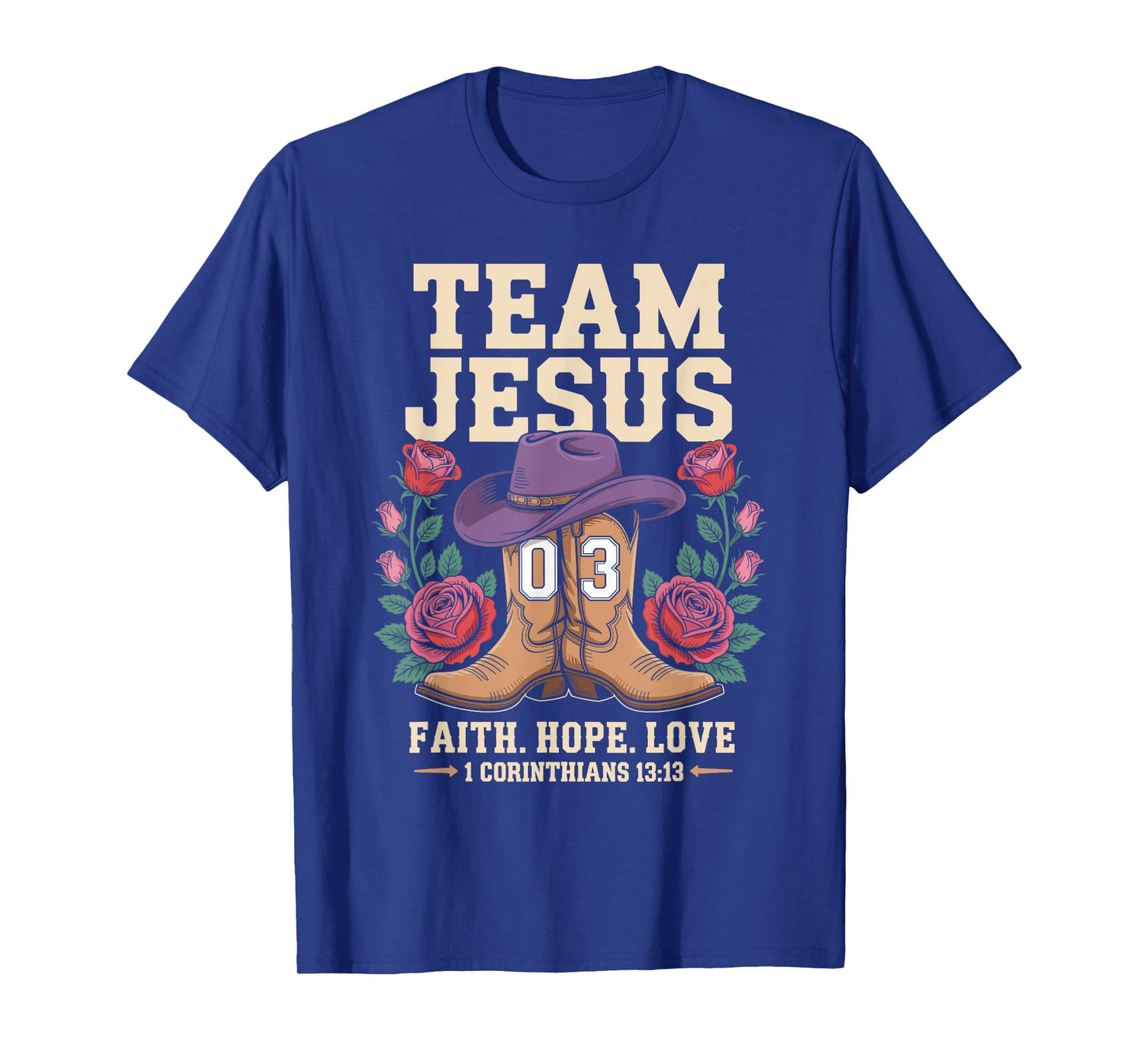 Christian - Team Jesus 03 Faith Hope Love T-Shirt