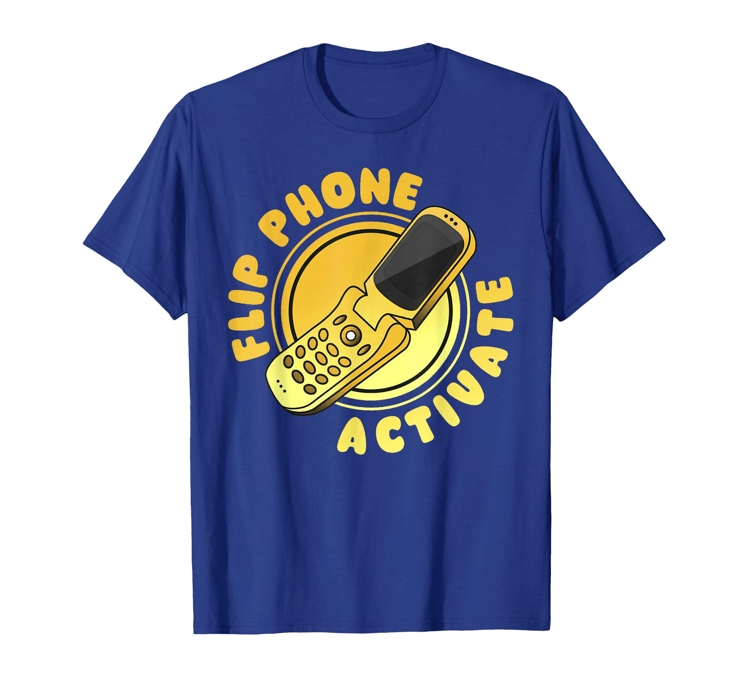 Retro Quote Flip Phone Activate Funny T-Shirt