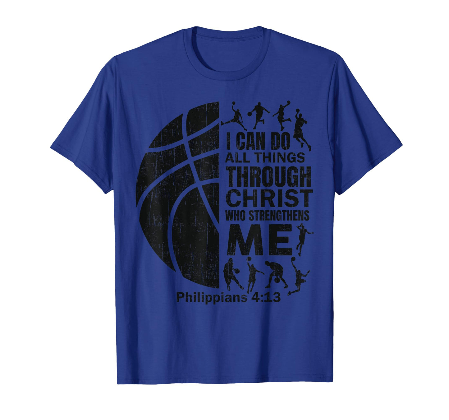 Basketball-Shirt Bible Verse Men Boys Kid Christian Christ T-Shirt