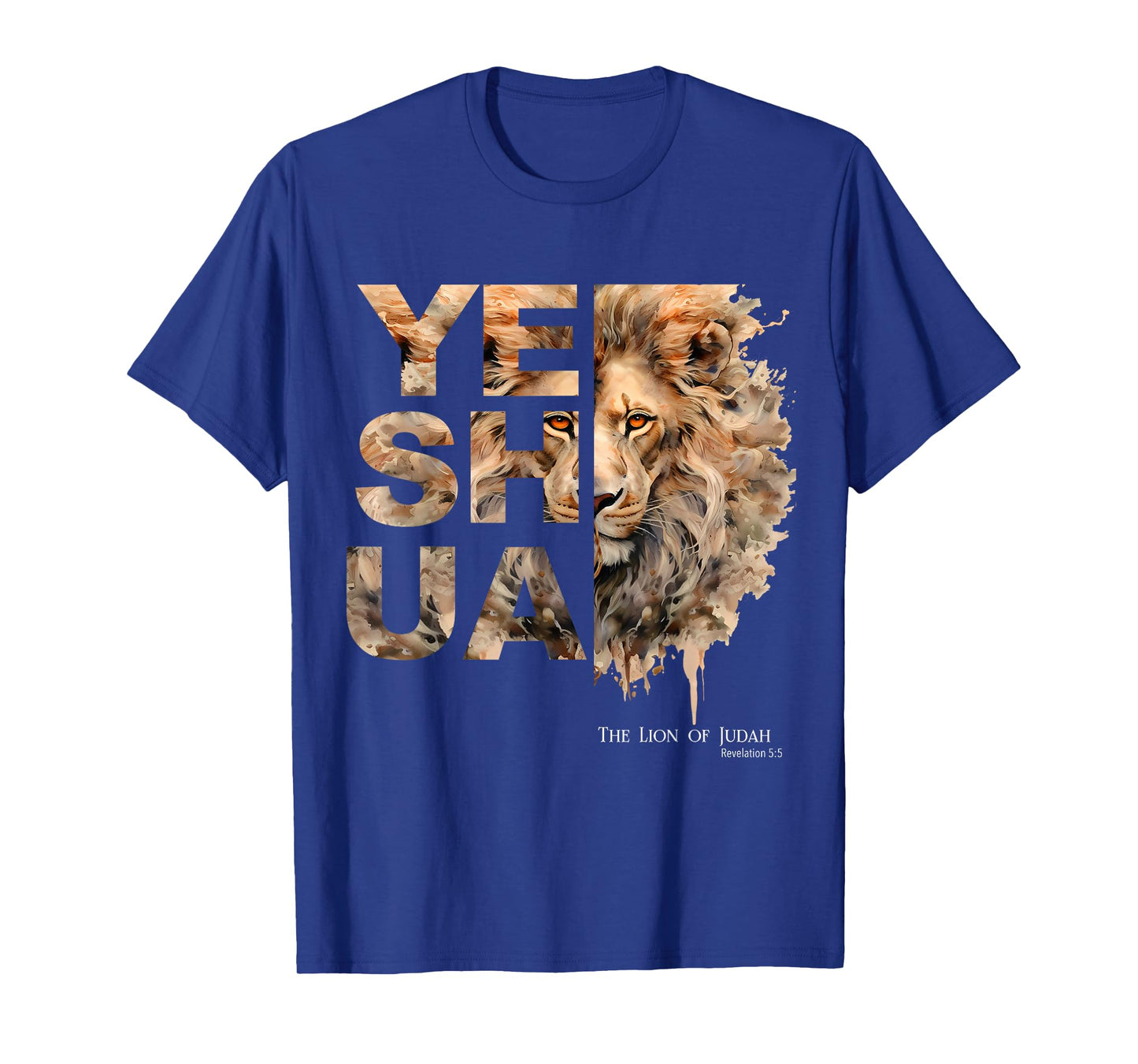 Yeshua, Lion of Judah, Jesus, God, Bible Verse, Revelation T-Shirt