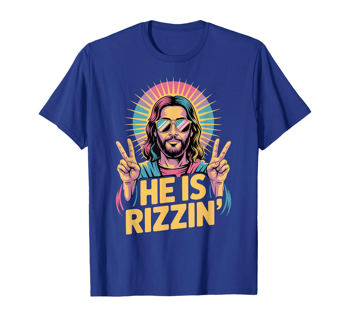 Easter Religious Funny He is Rizzin Jesus T-Shirt