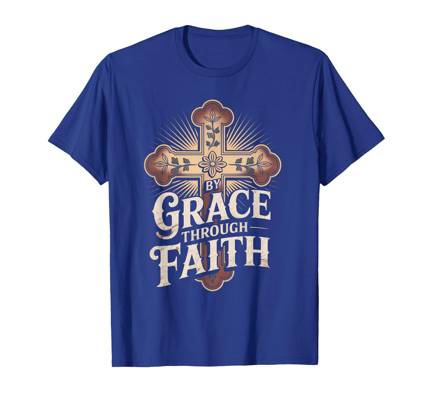 Saved by Grace Ephesians 2:8-9 Faithful Tee T-Shirt