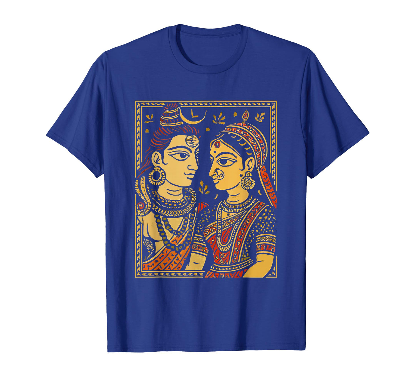 Lord Shiva Durga Hindu God Mahadeva Goddess Parvati T-Shirt