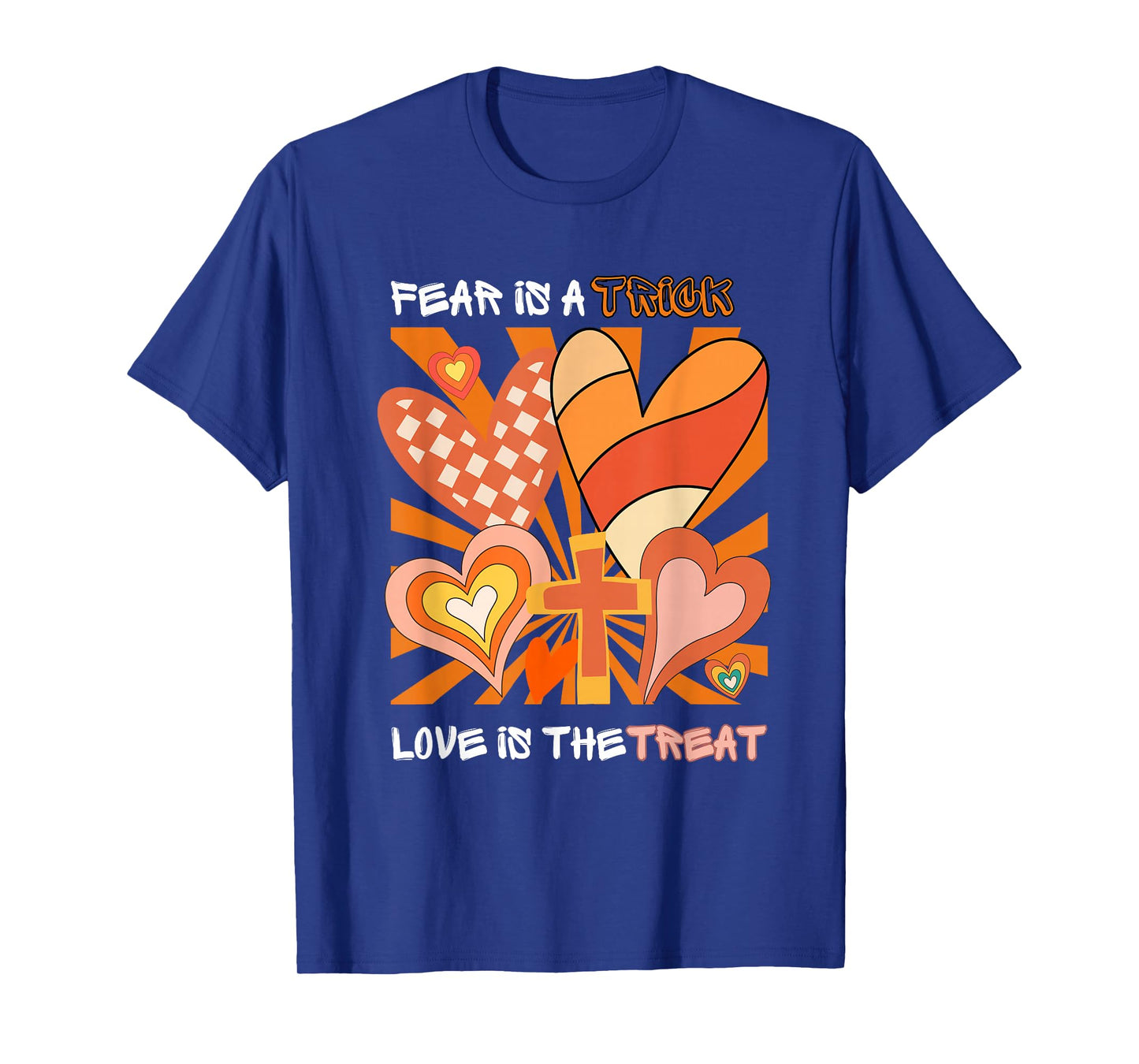 Perfect Love Casts Out Fear Faith Based Christian Halloween T-Shirt