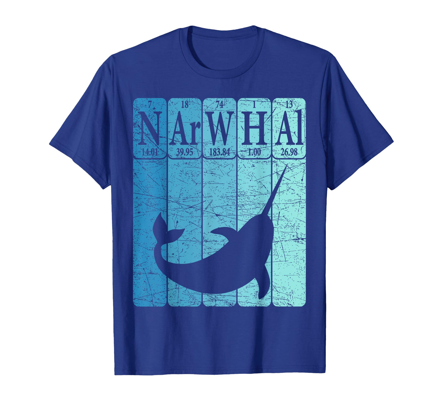 Narwhal Periodic Table Elements Narwhal Oceanology T-Shirt